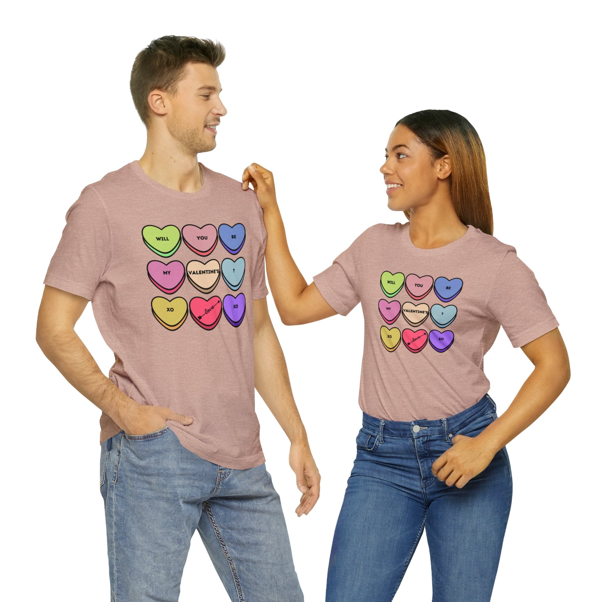 Will You Be My Valentine? Unisex Jersey Short Sleeve Tee