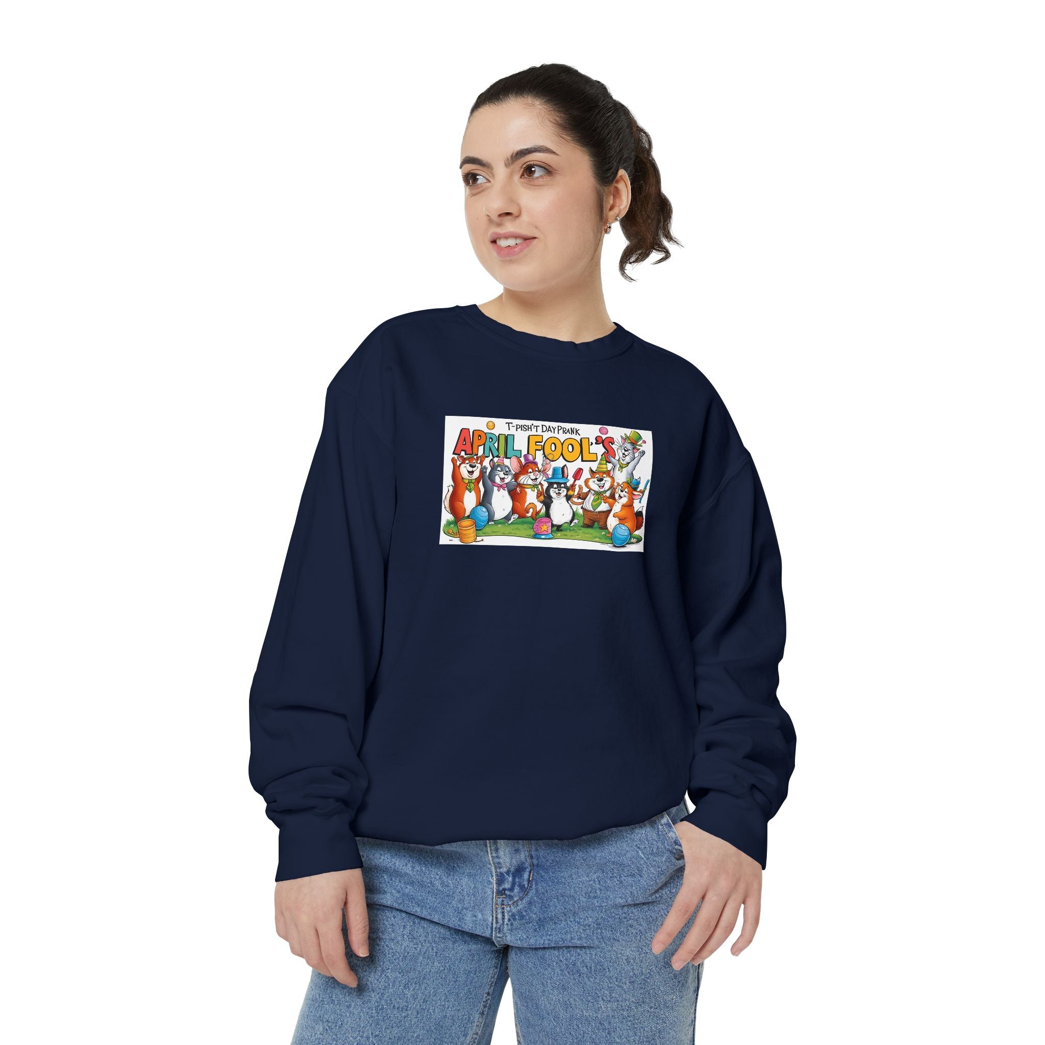 T-Pish'-T Day Prank Cartoon Sweatshirt