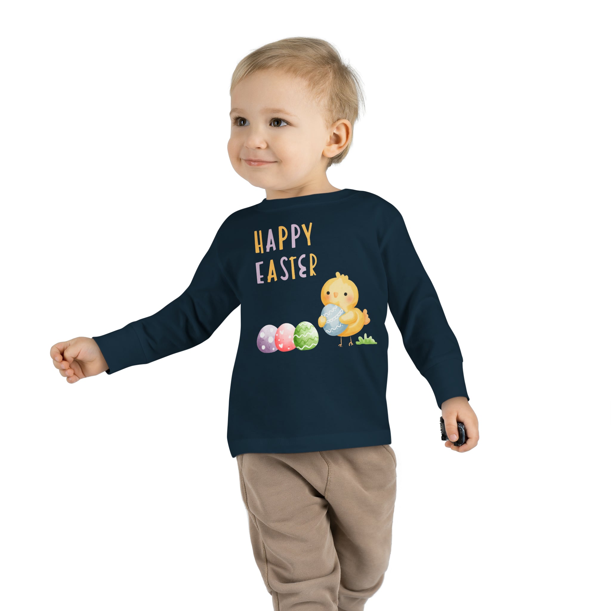 Wishing You A Happy Easter Toddler Long Sleeve Tee