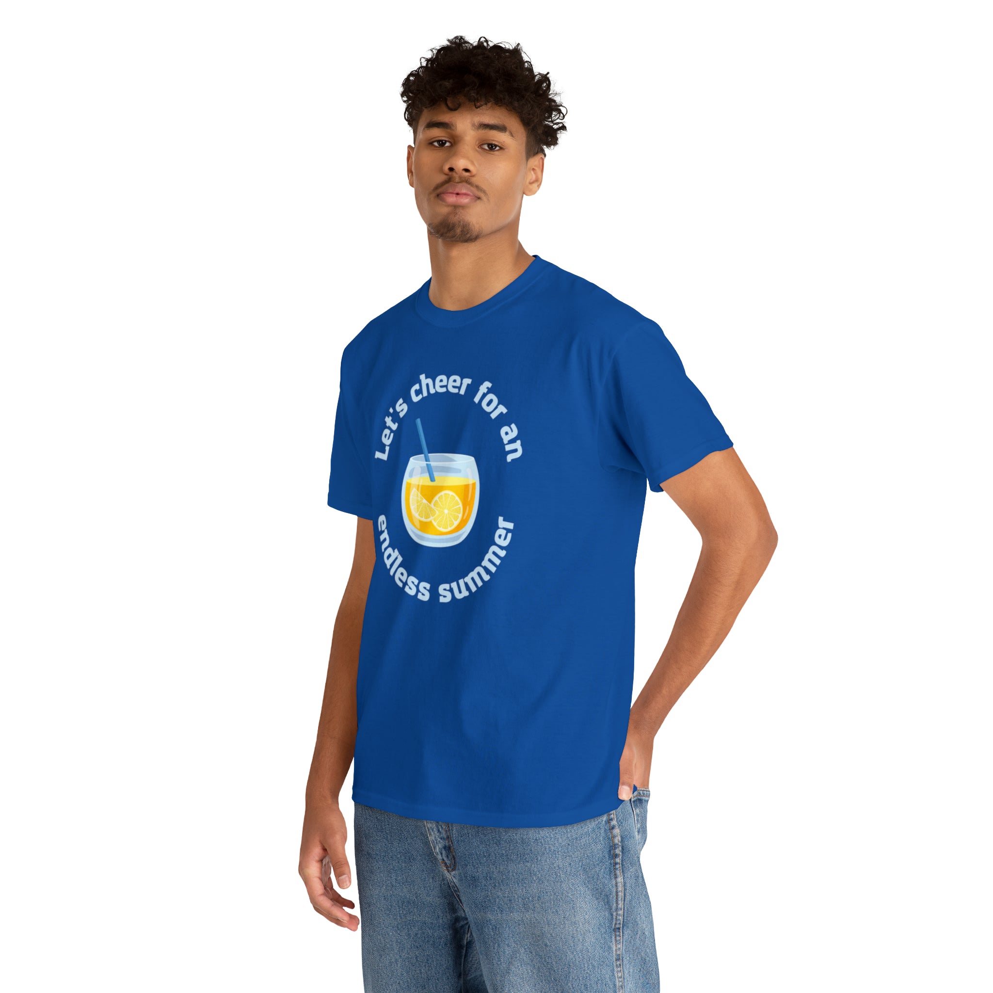 Let's Cheer For An Endless Summer Unisex Heavy Cotton Tee