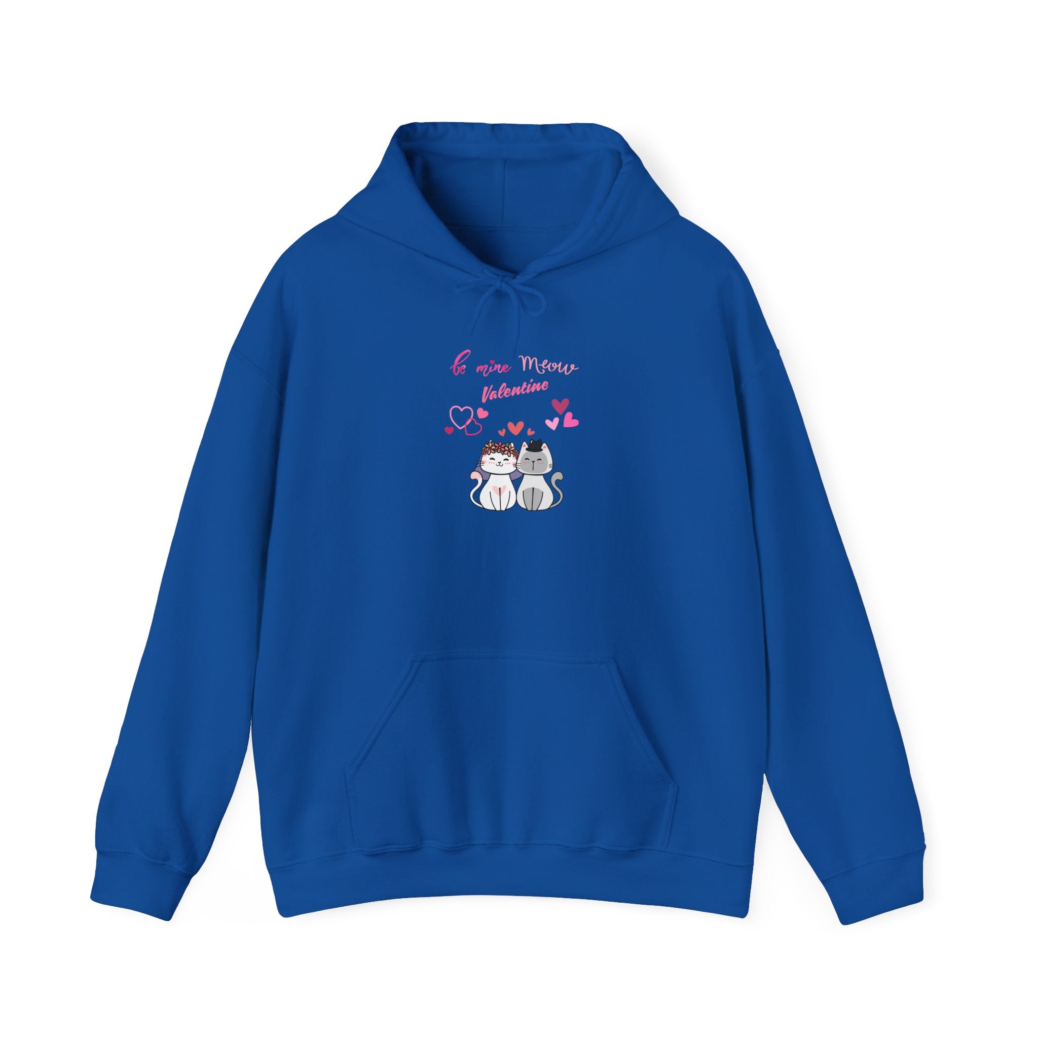 Meow Valentine's Day Unisex Heavy Blend™ Hooded Sweatshirt