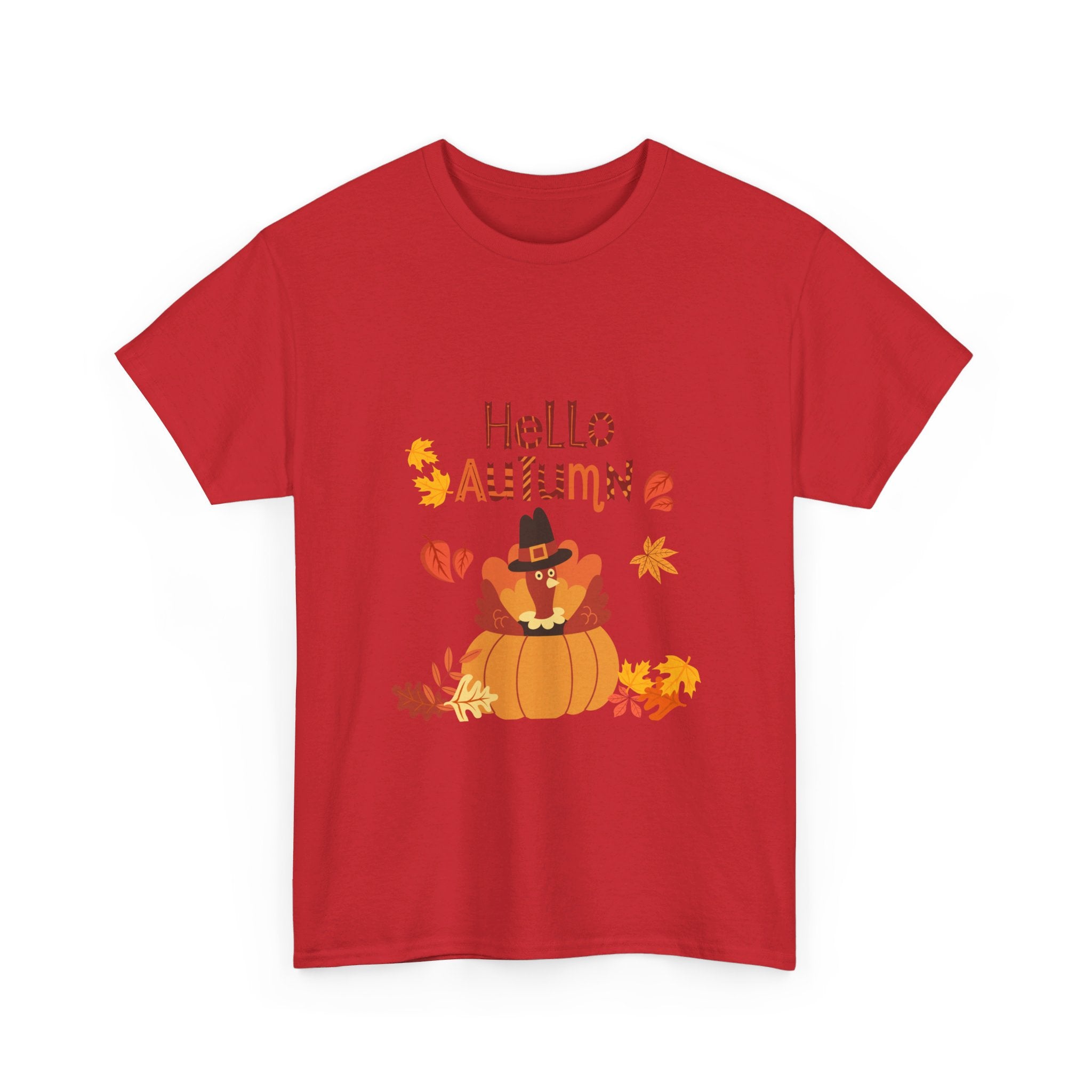 Hello Autumn Unisex Heavy Cotton Tee
