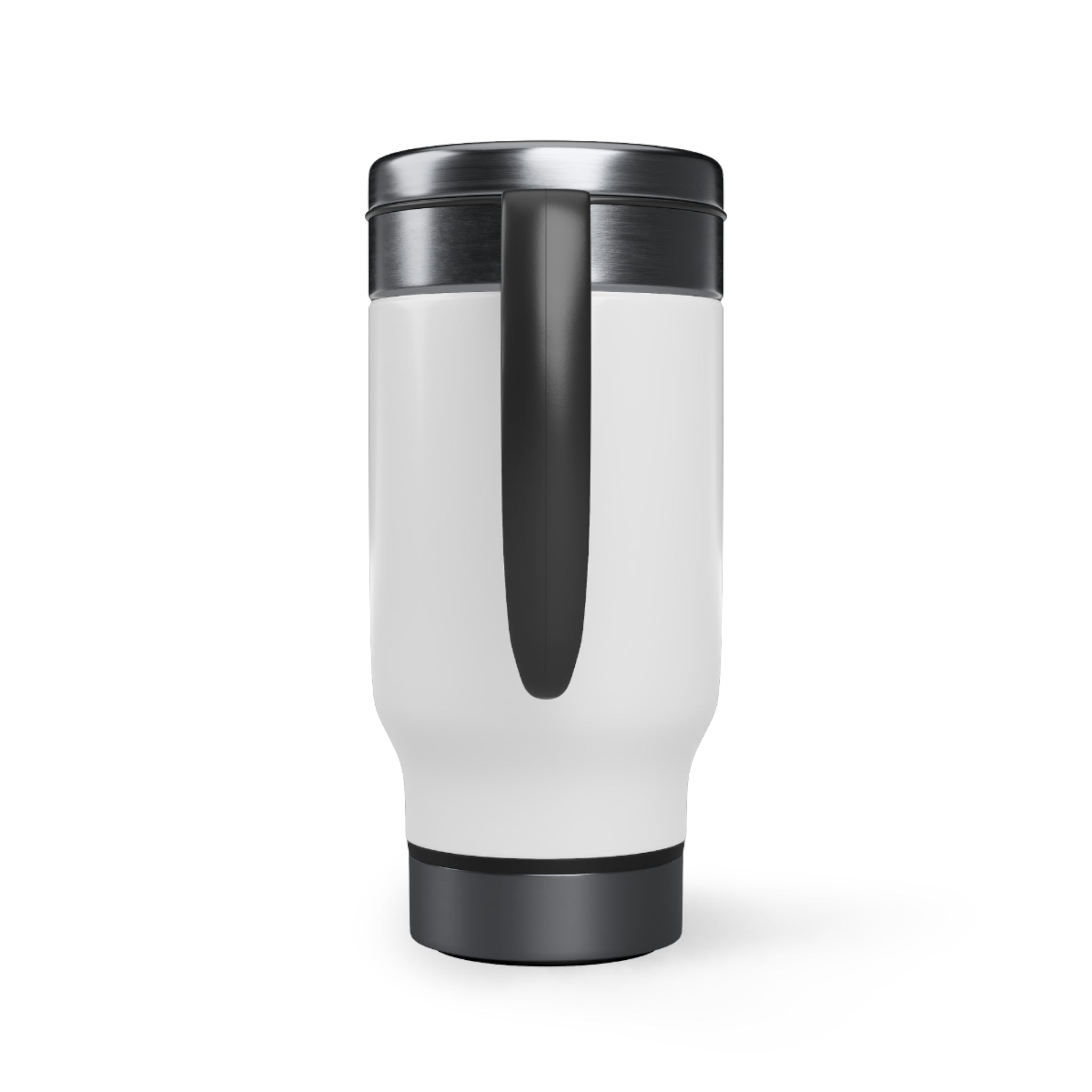 Beach Please Stainless Steel Travel Mug with Handle, 14oz