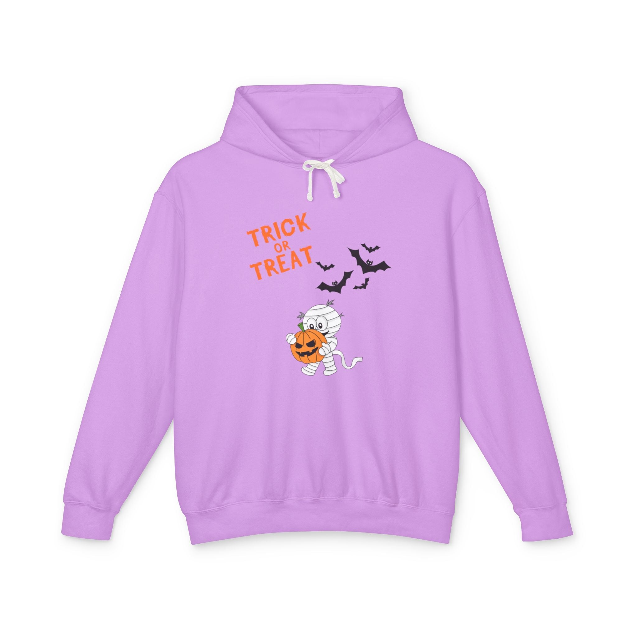 Merry Halloween Unisex Lightweight Hooded Sweatshirt