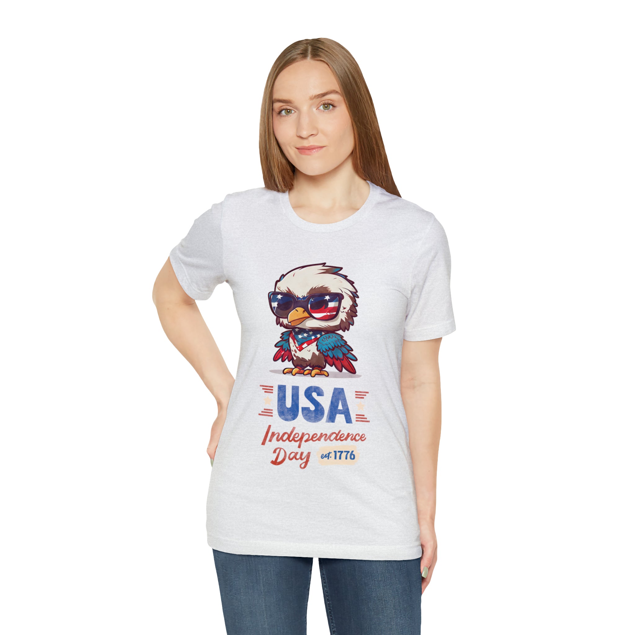 USA Independence Day Unisex Jersey Short Sleeve Tee