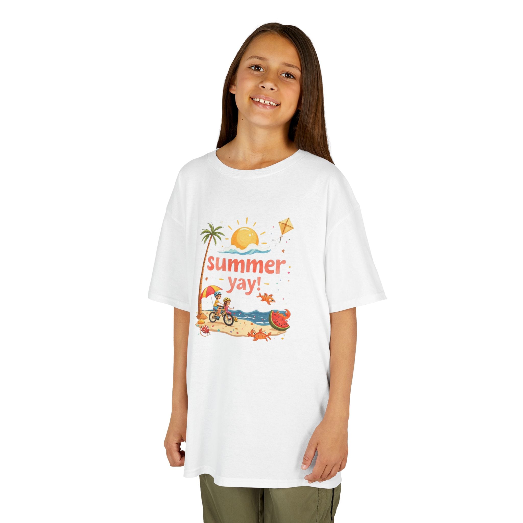 Summer Yay! Tee Kid's Heavy Cotton