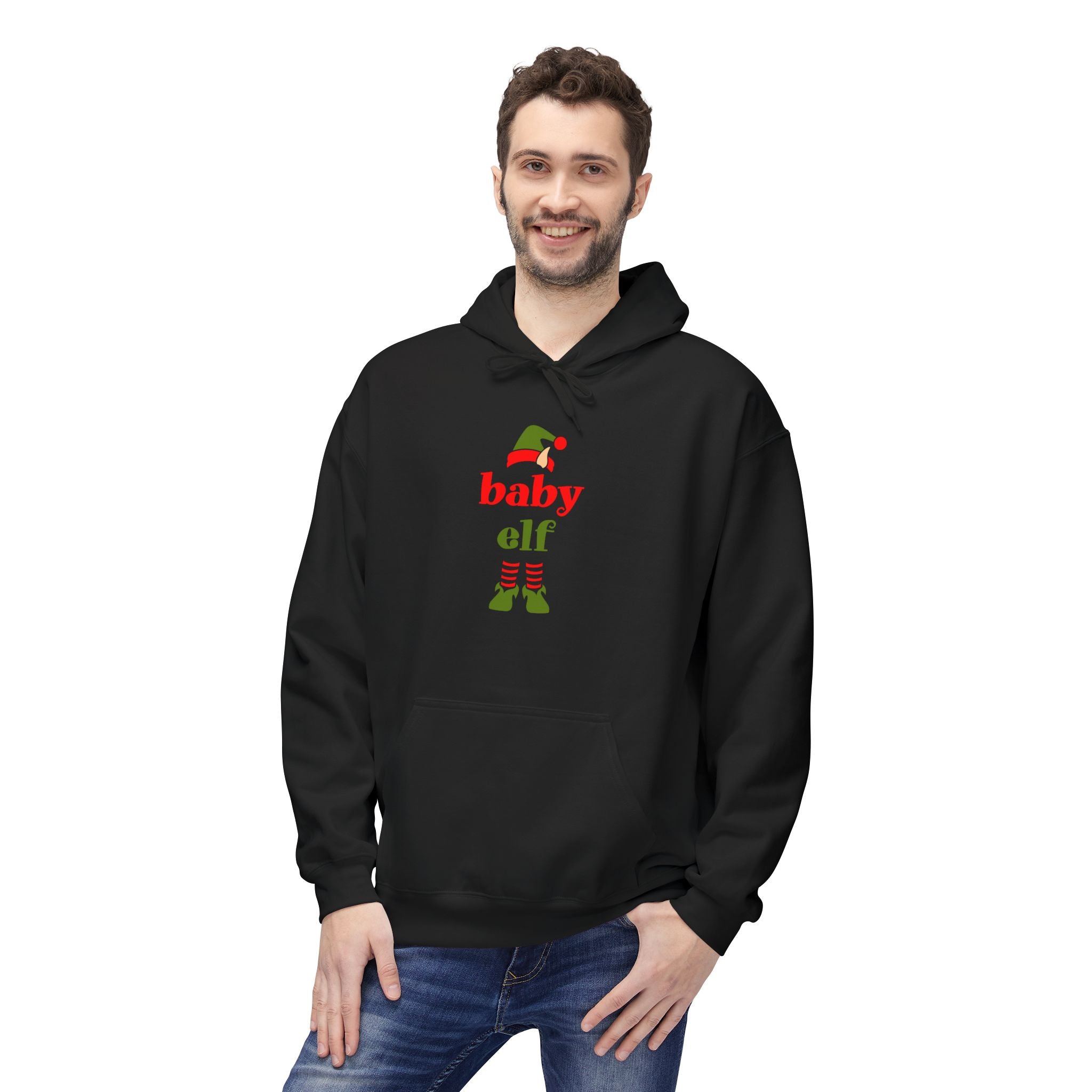 Baby Elf Unisex Midweight Softstyle Fleece Hoodie