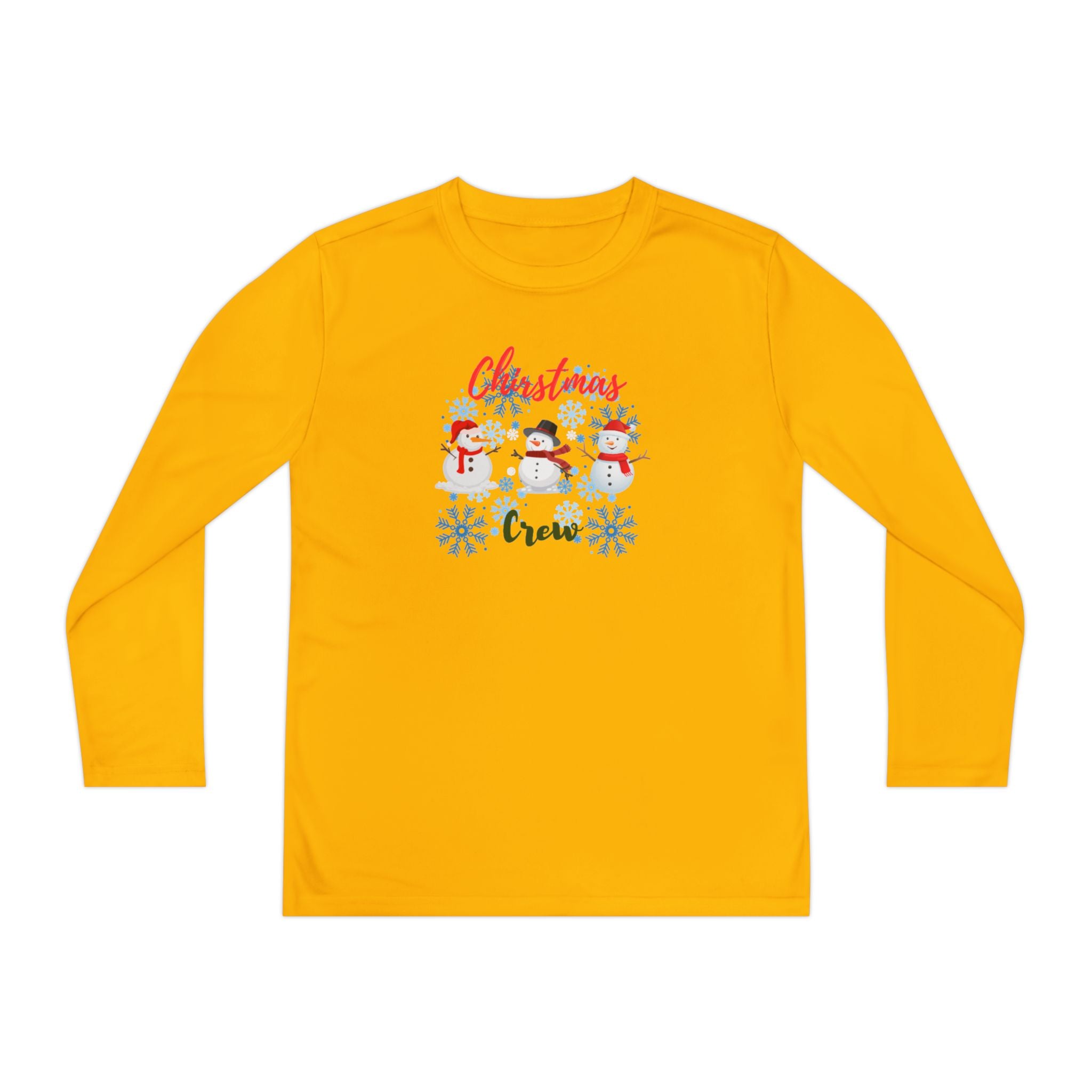 Christmas Crew Youth Long Sleeve Competitor Tee