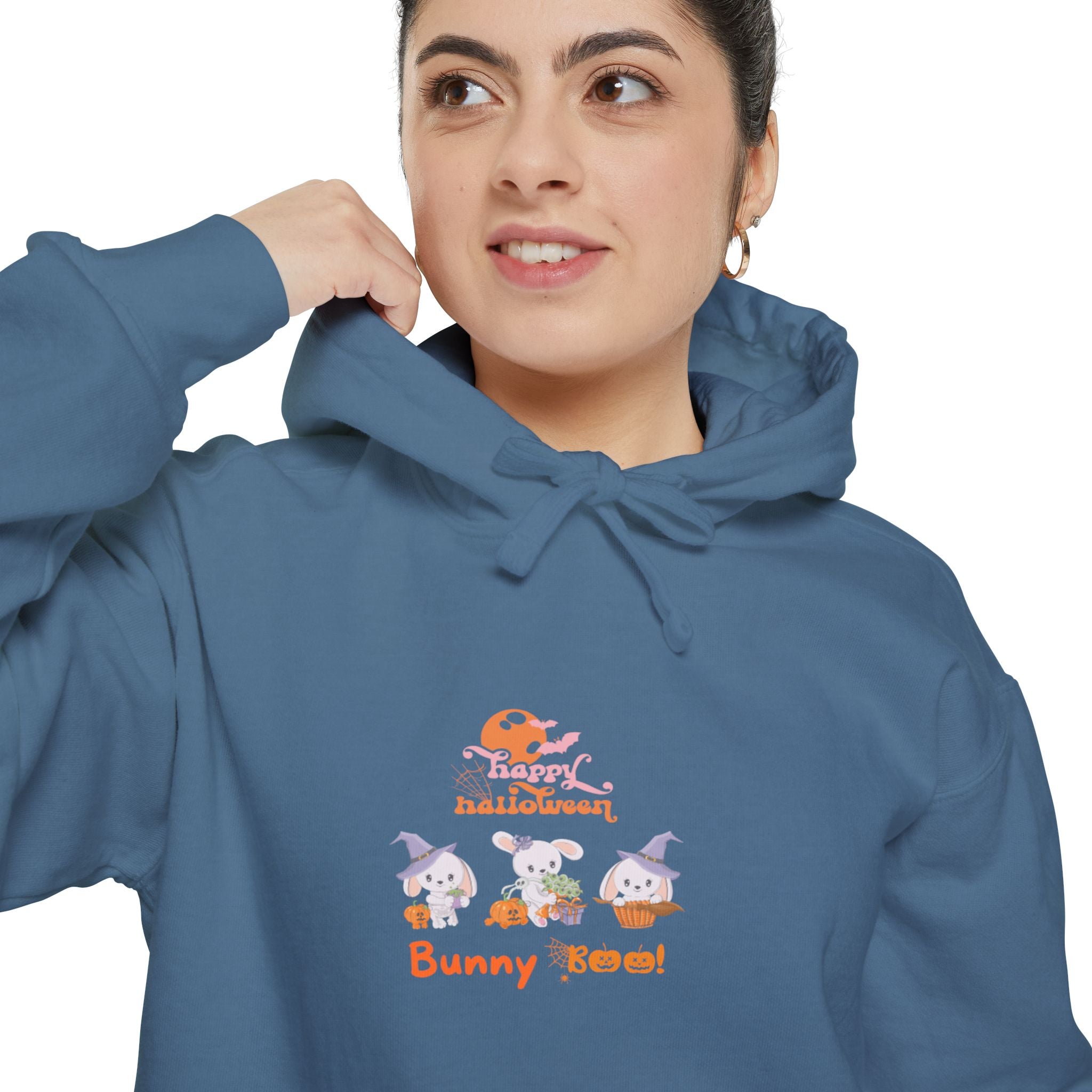 Bunny Boo Unisex Garment-Dyed Hoodie