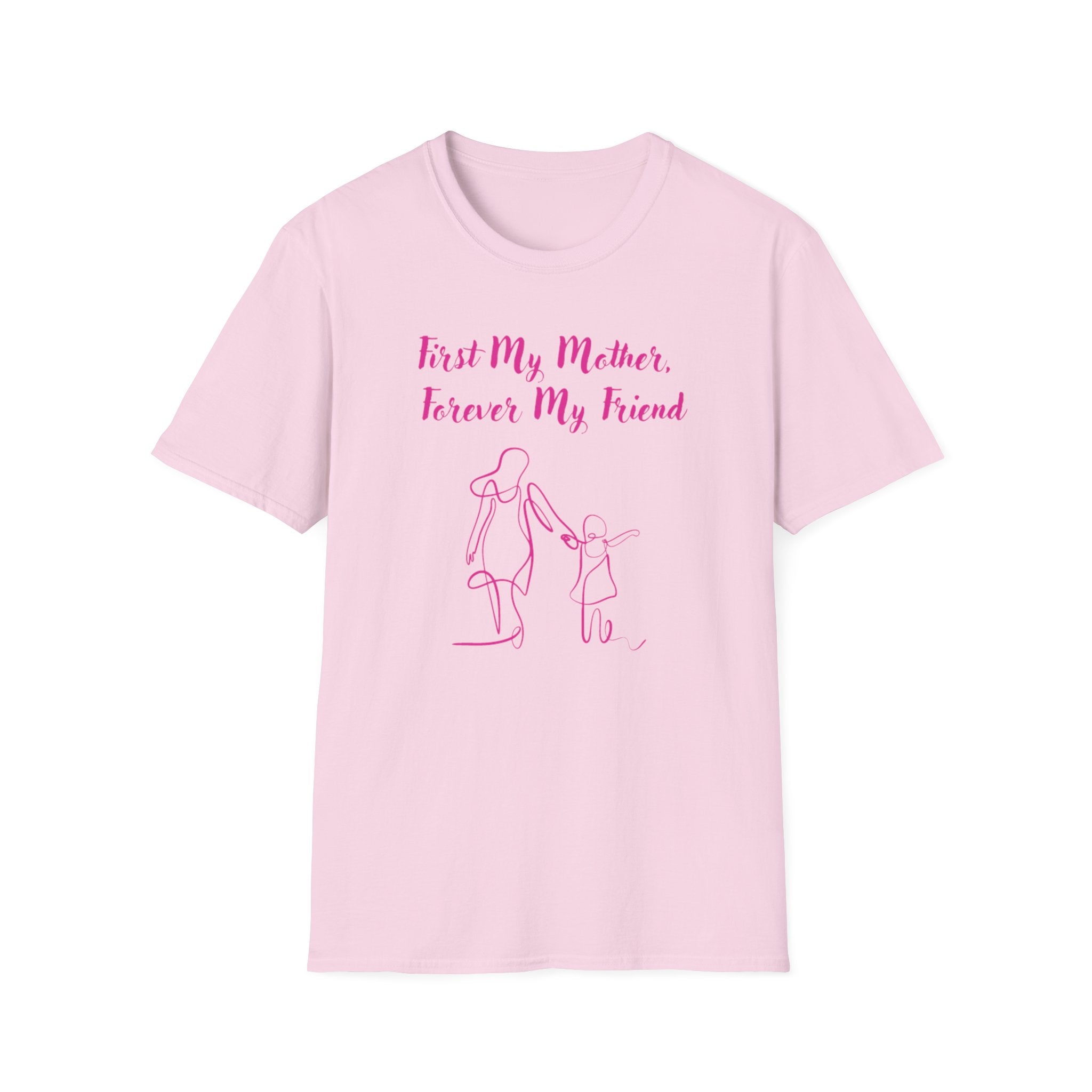 First My Mother Forever My Friend Unisex Softstyle T-Shirt