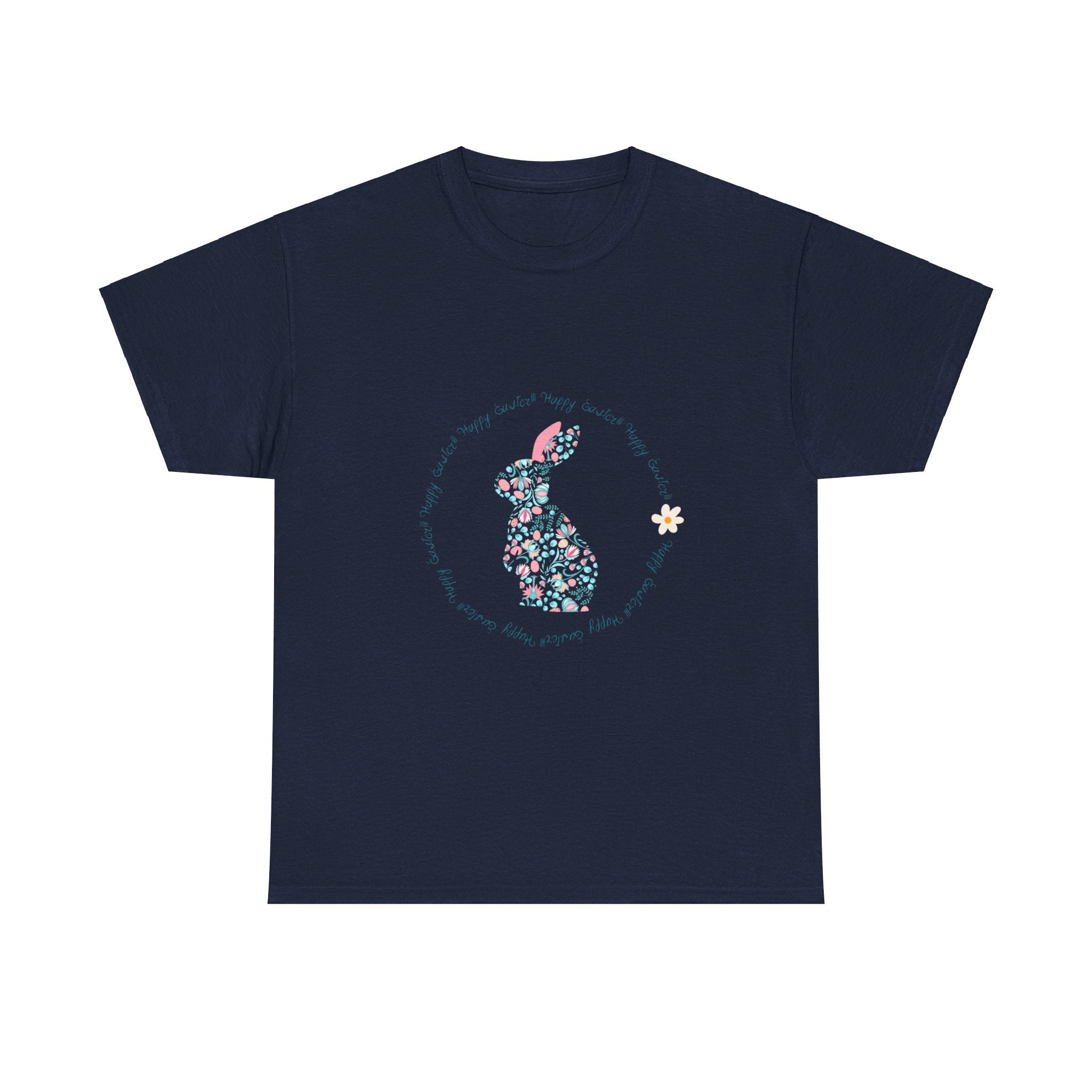 Happy Easter Rabbit Day Unisex Heavy Cotton Tee
