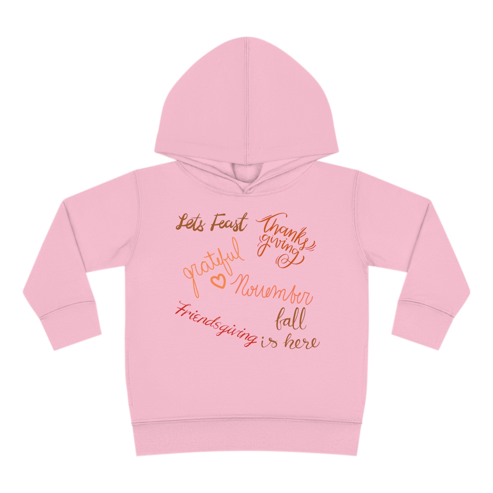 Thanksgiving Season Toddler Pullover Fleece Hoodie
