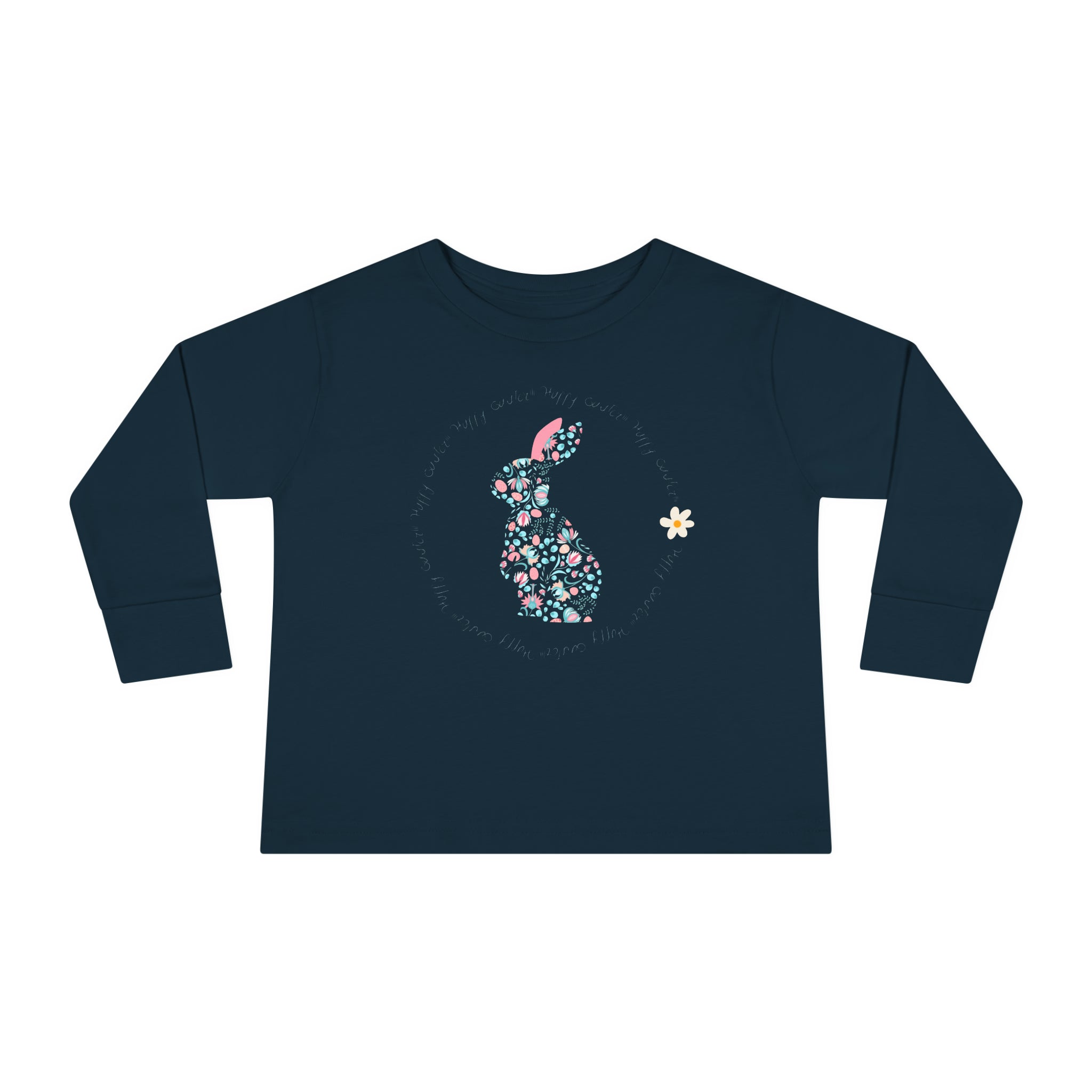 Happy Easter Rabbit Day Toddler Long Sleeve Tee