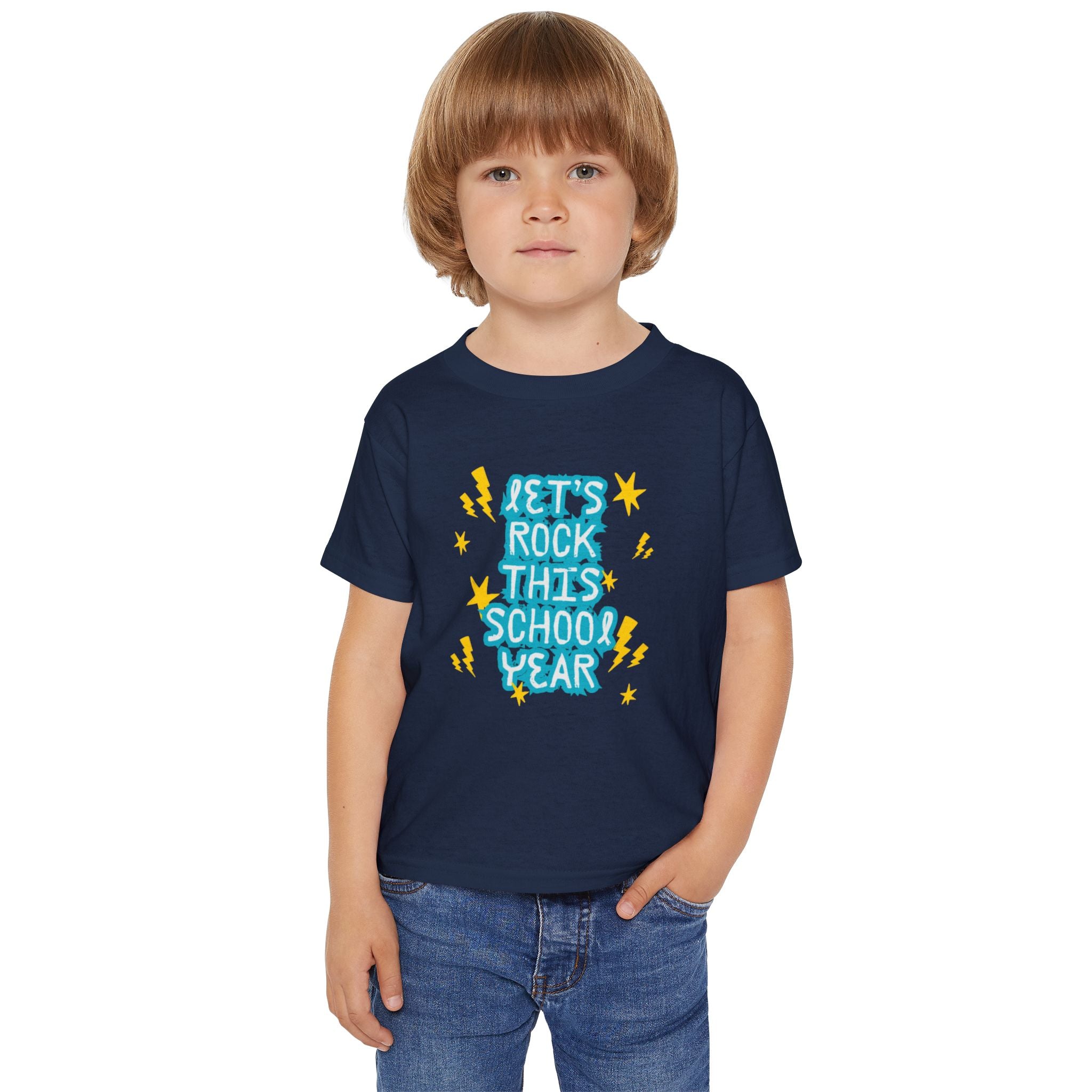 Let's Rock This School Year Heavy Cotton™ Toddler T-shirt