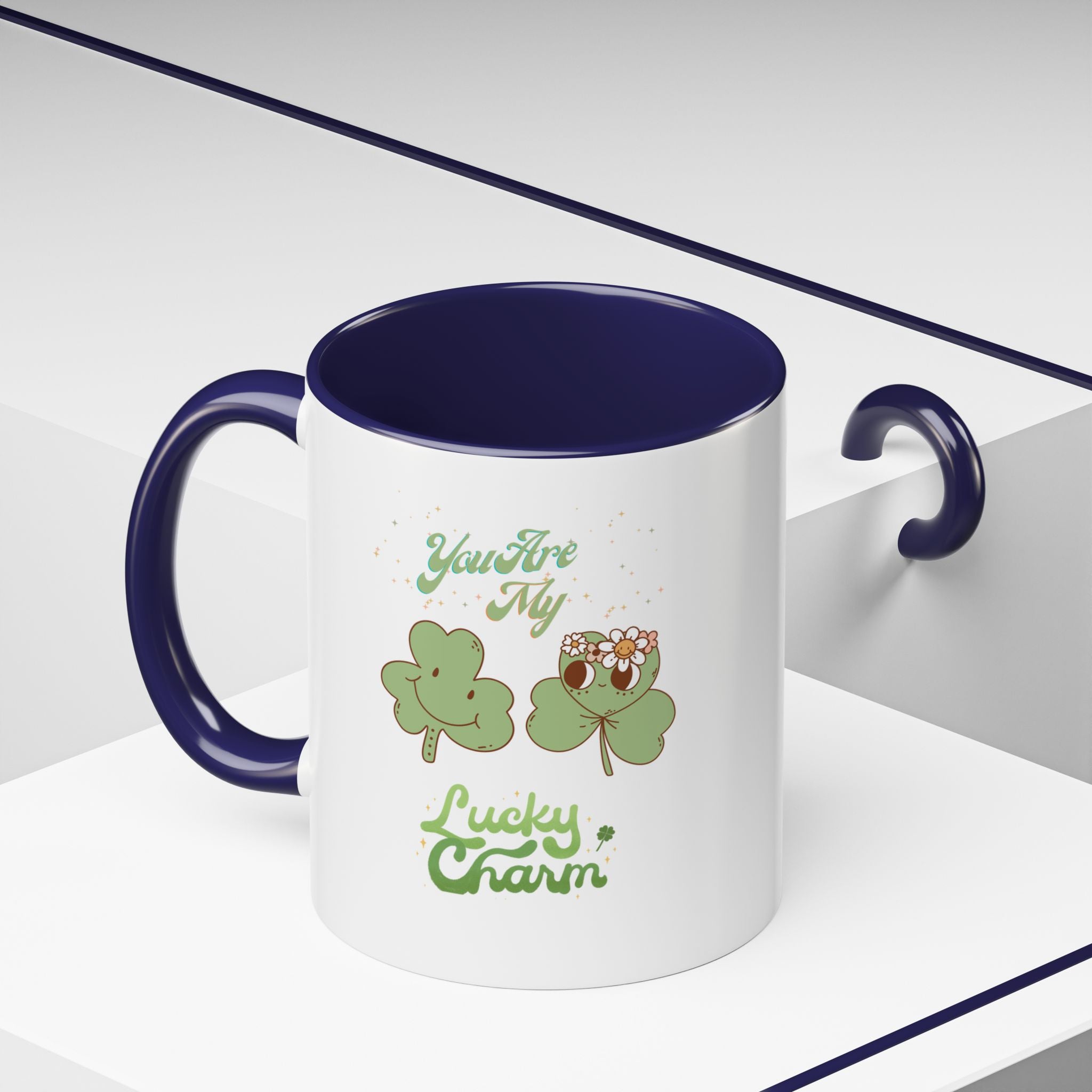 You're my Lucky Charm Accent Coffee Mug - St. Patrick's Day Gift