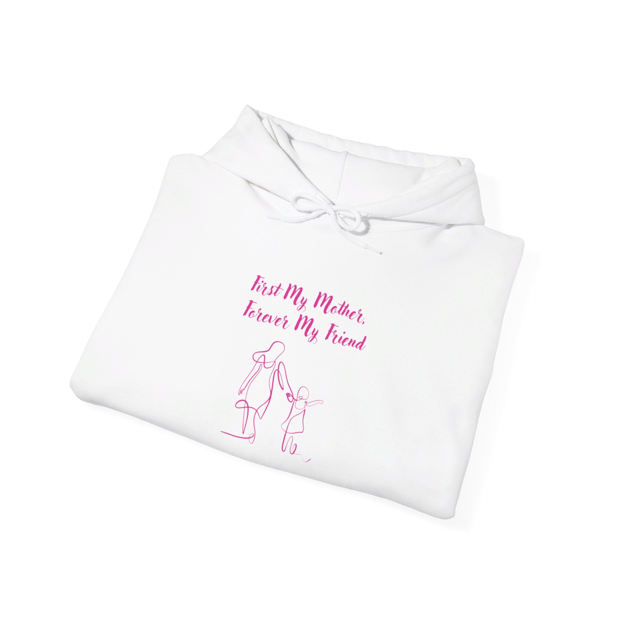 First My Mother Forever My Friend Unisex Heavy Blend™ Hooded Sweatshirt