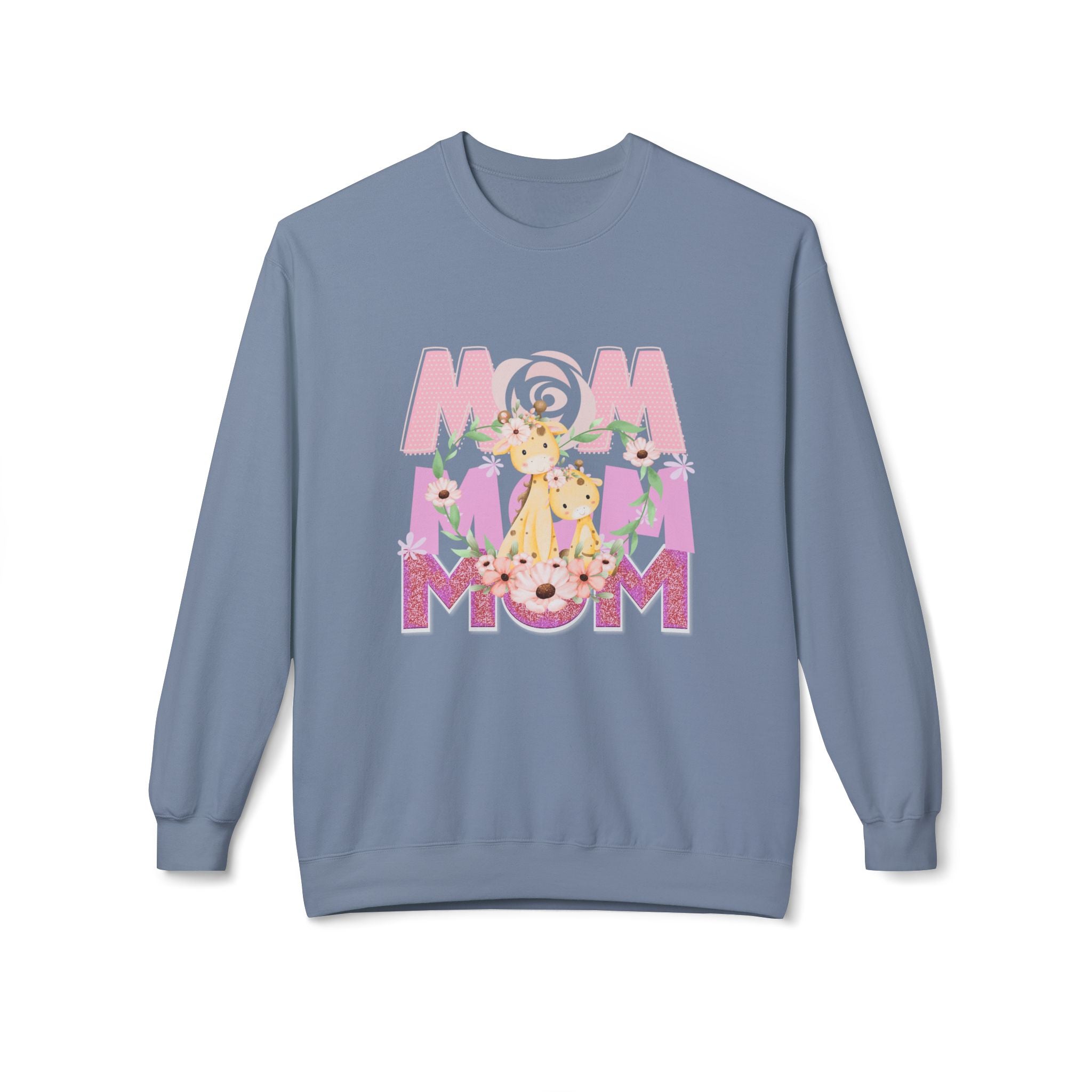 Floral Mom Crewneck Sweatshirt - Midweight & Softstyle