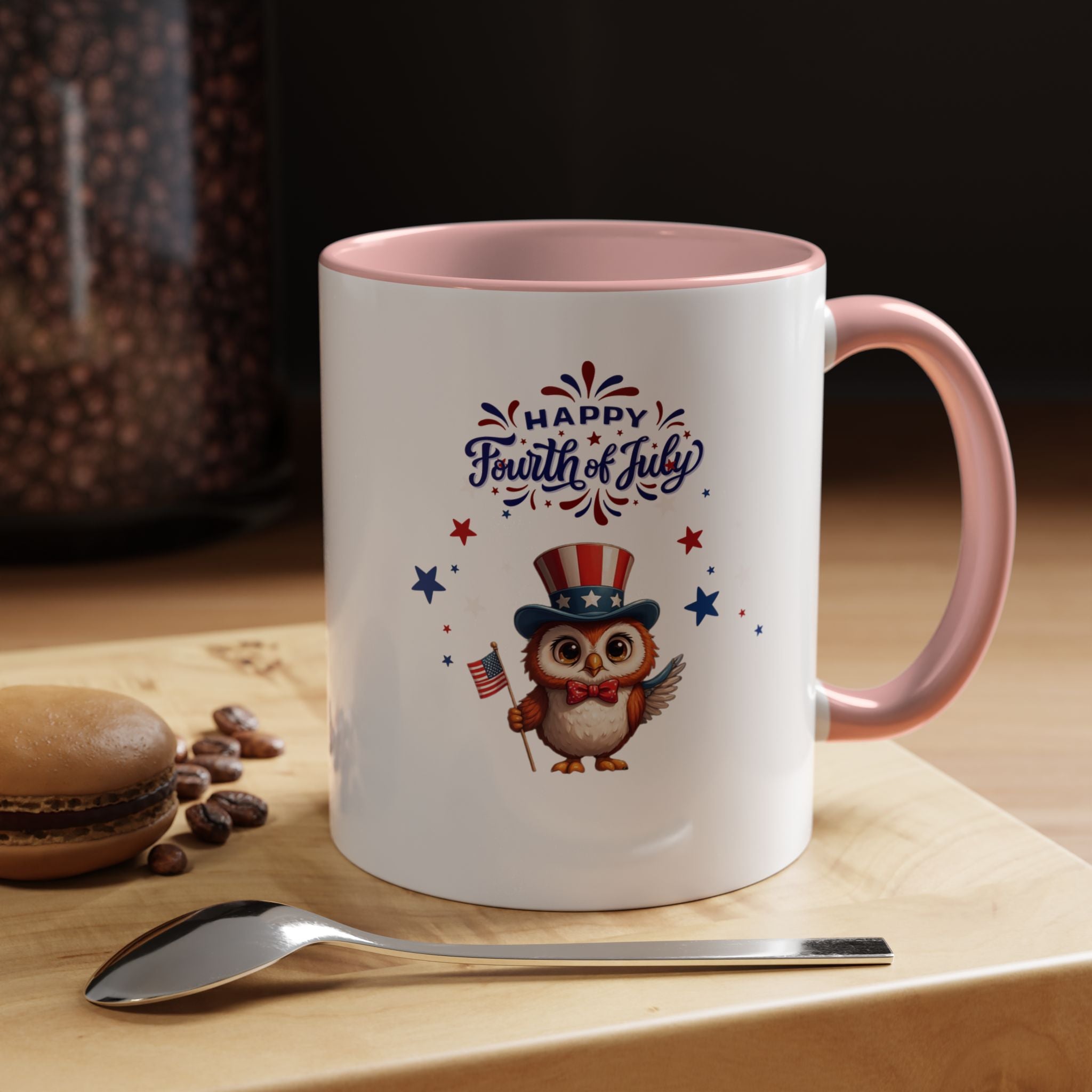 American Eagle Happy 4th of July Coffee Mug