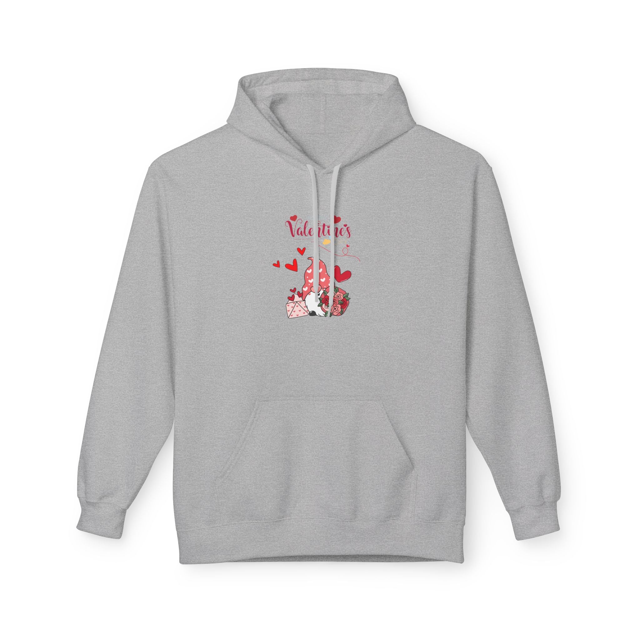 Gnome Valentine's Day Unisex Midweight Softstyle Fleece Hoodie