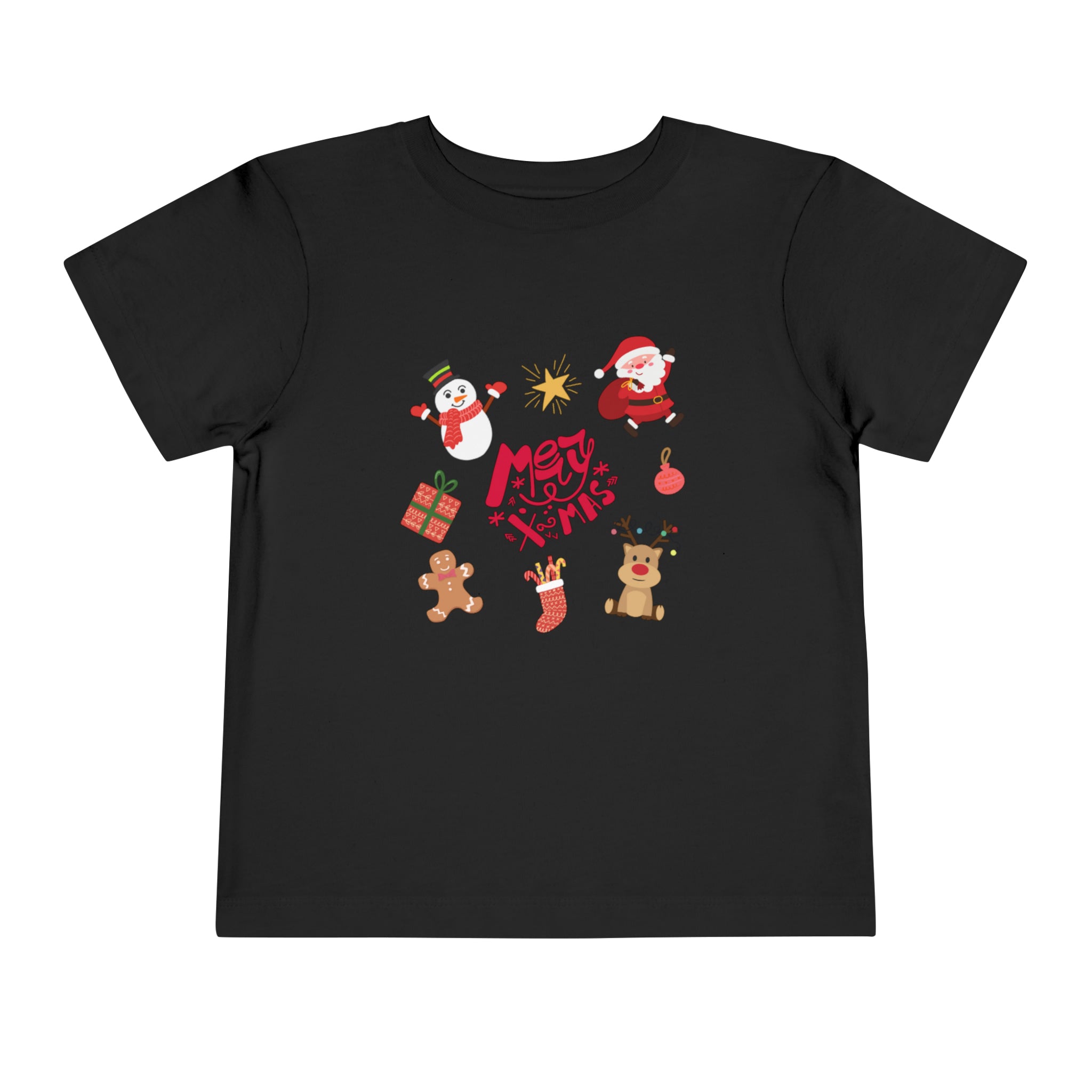 Merry Christmas Crew Toddler Short Sleeve Tee