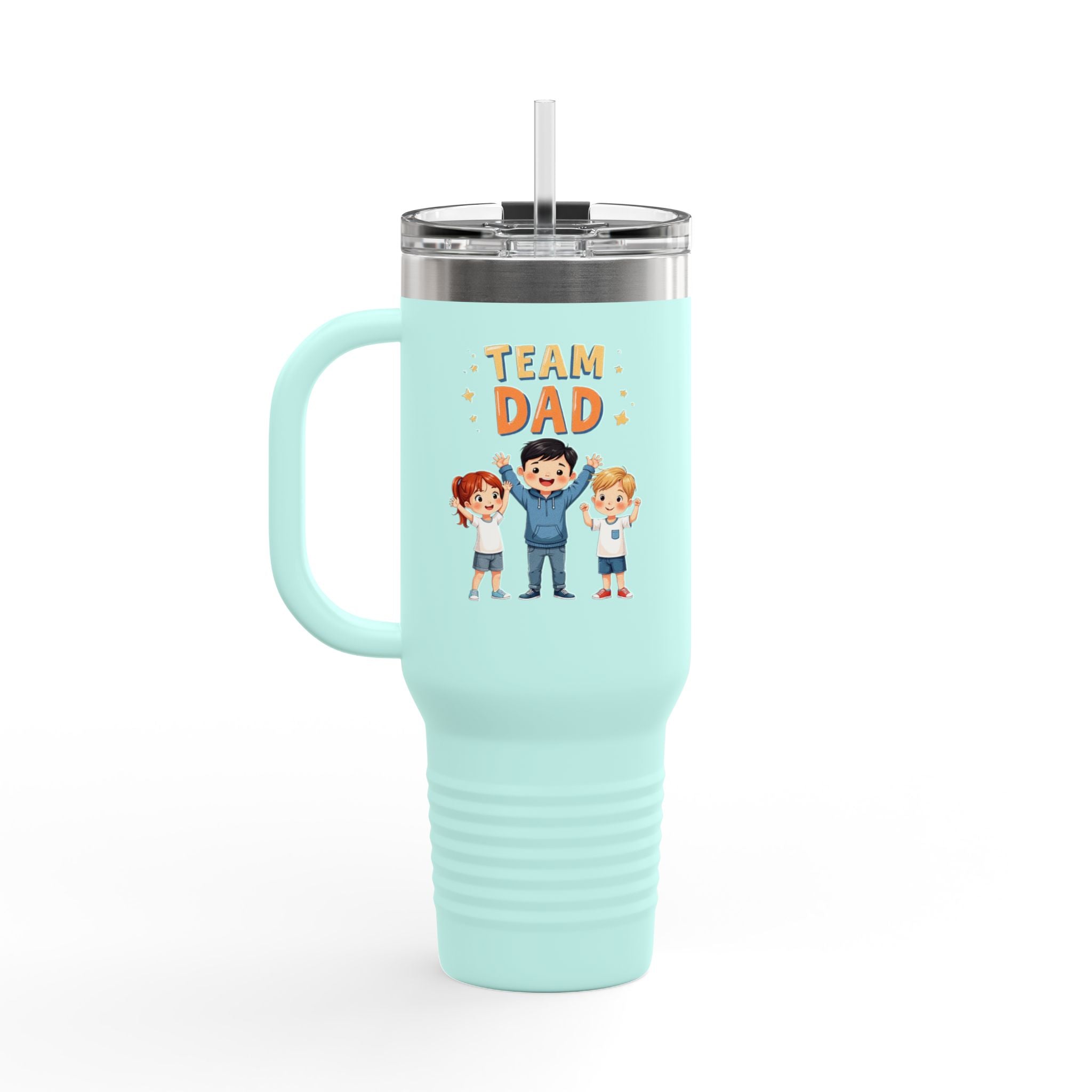 Team Dad Insulated Travel Mug, 40oz