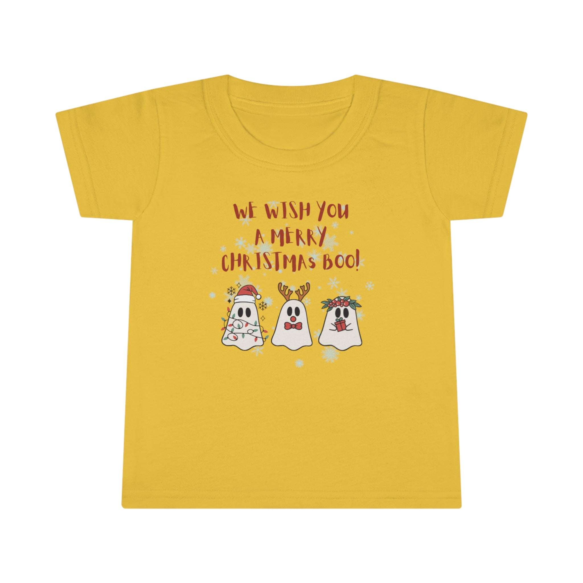 We Wish You A Merry Christmas Boo Toddler T-shirt