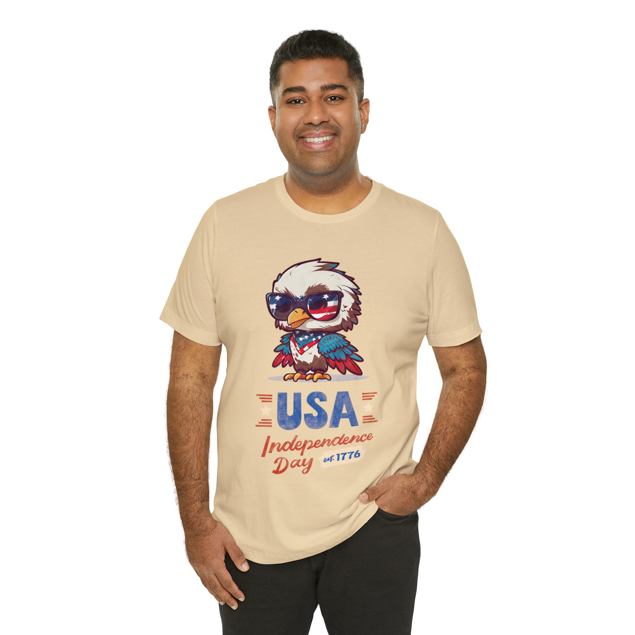 USA Independence Day Unisex Jersey Short Sleeve Tee