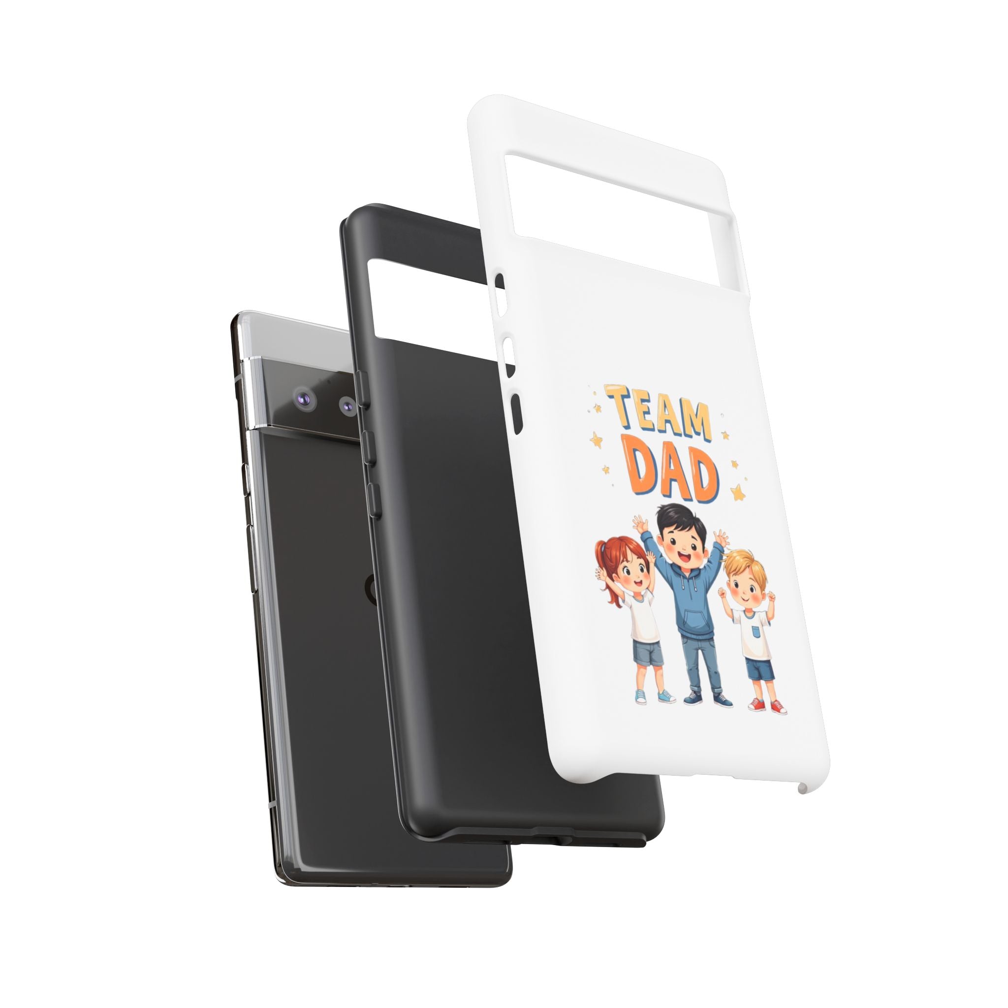 Team Dad Phone Case, Fun Gift for Fathers, Durable Phone Protector, Cute Dad Team Merchandise, Father's Day Special