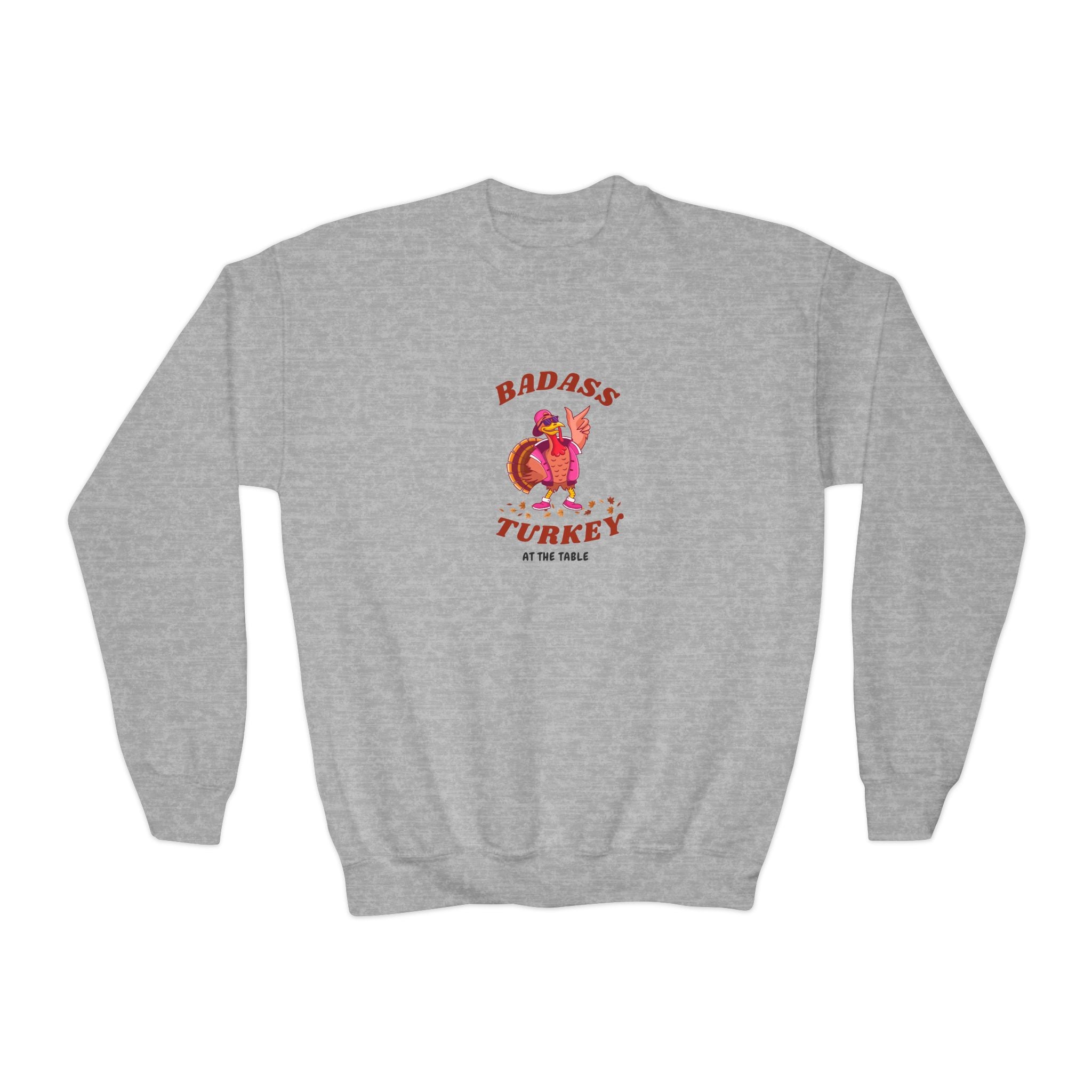 Badass Turkey Youth Crewneck Sweatshirt