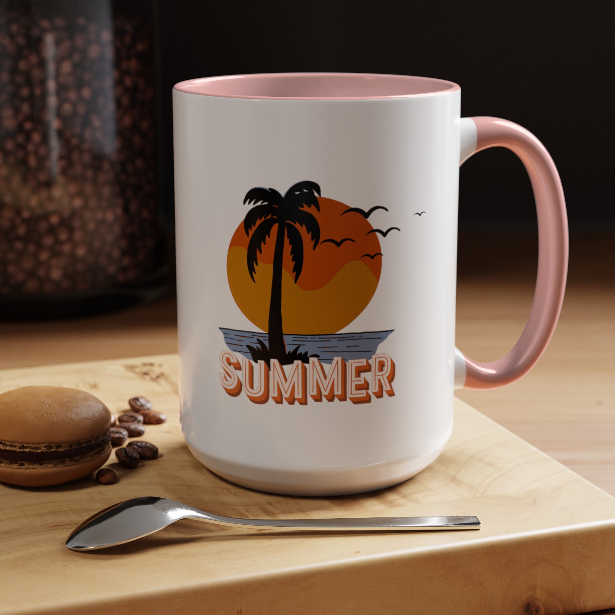 Summer Sunset Accent Coffee Mug (11, 15oz)