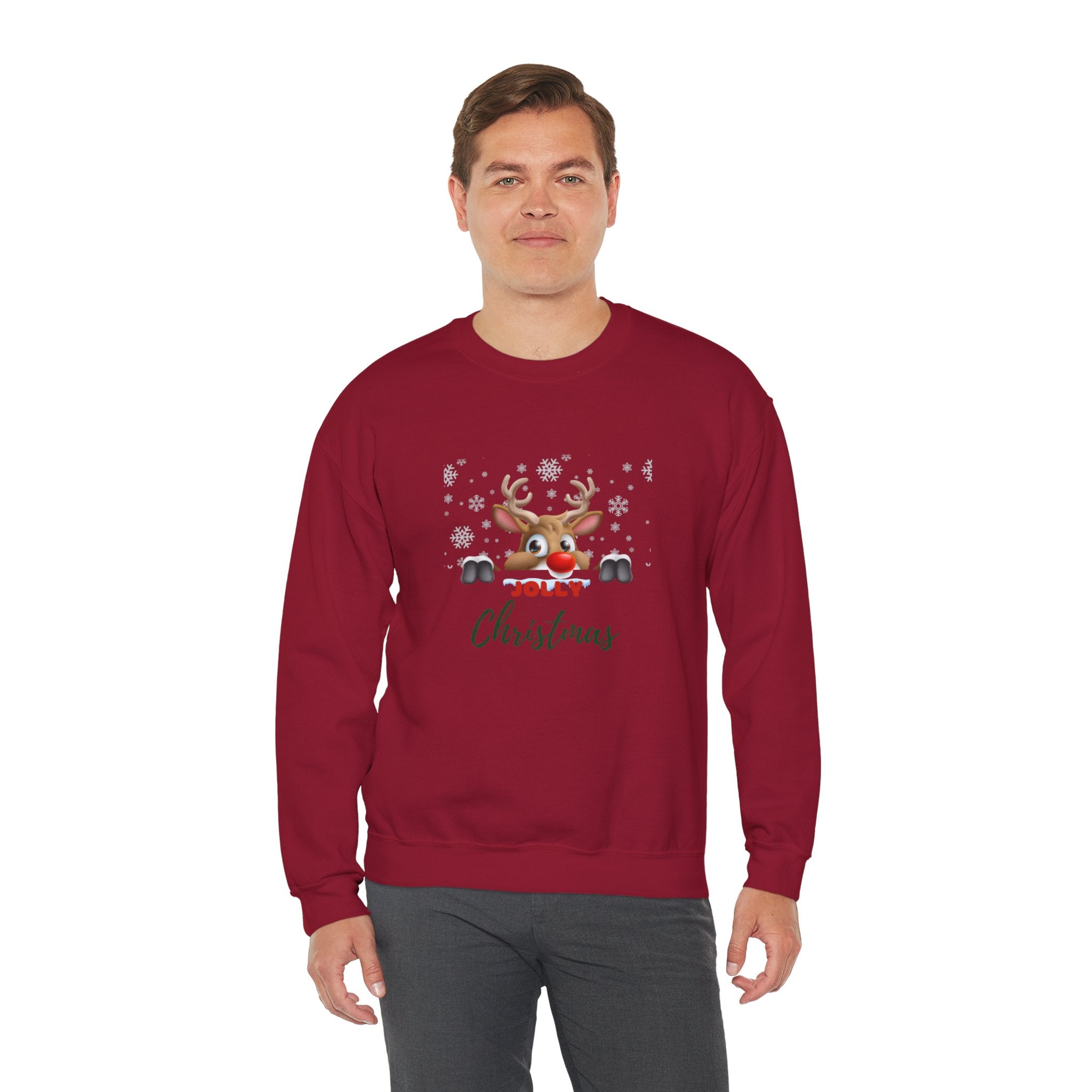 Jolly Christmas Unisex Heavy Blend™ Crewneck Sweatshirt