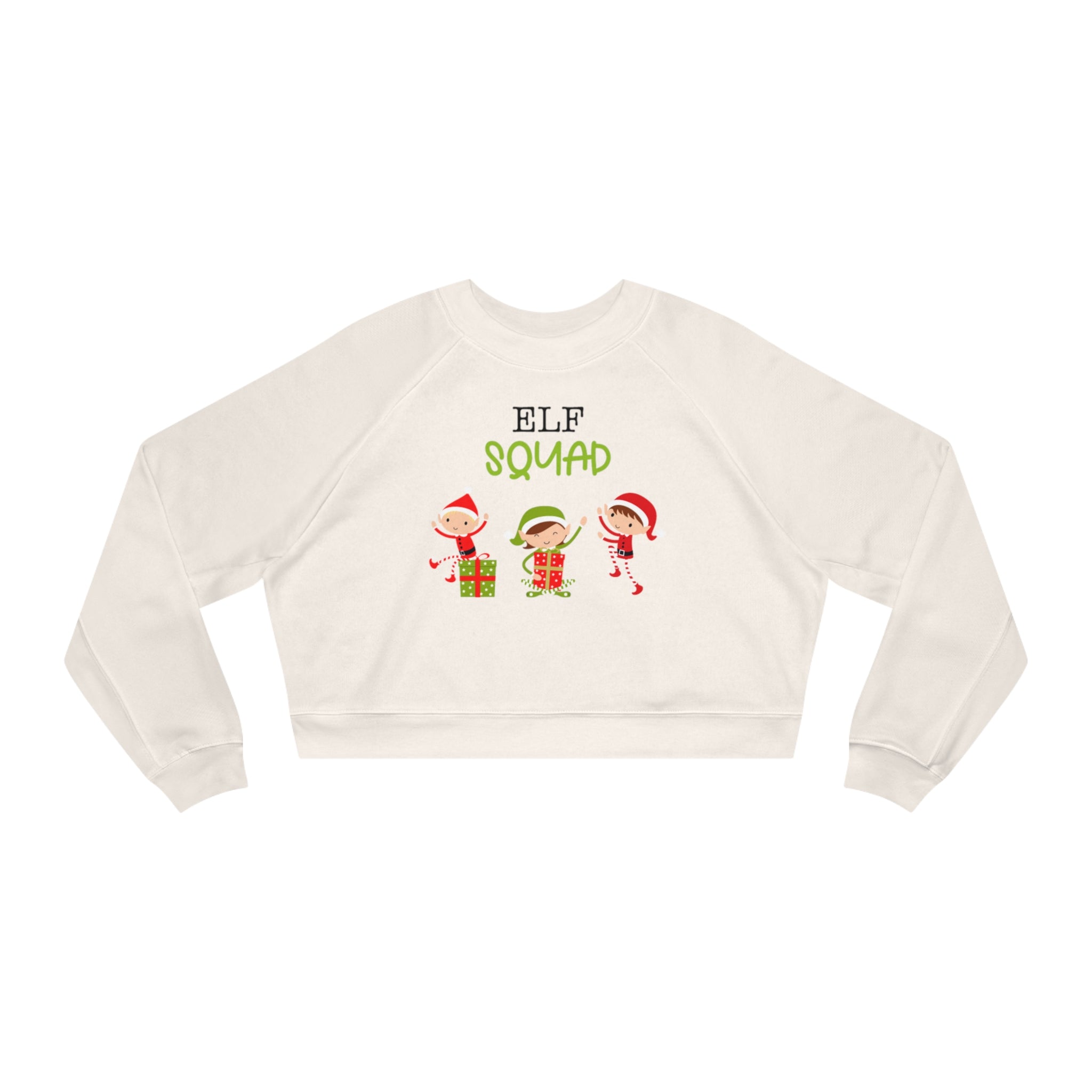 Elf Squad Women's Cropped Fleece Pullover