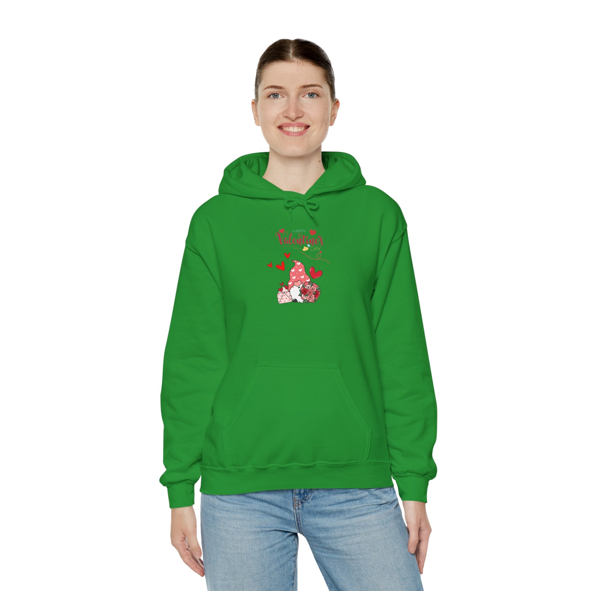 Gnome Valentine's Day Unisex Heavy Blend™ Hooded Sweatshirt