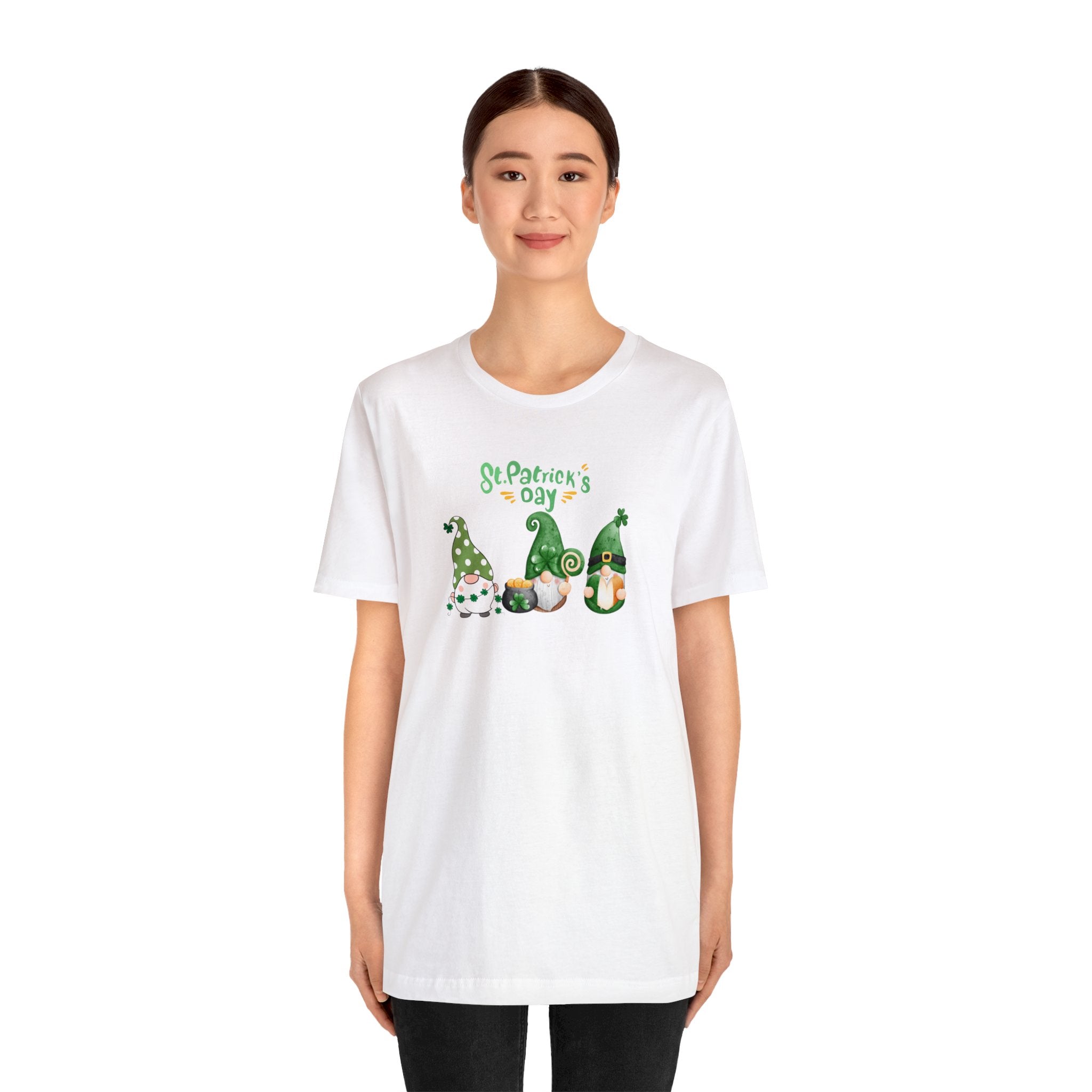 St. Patty's Day Gnome Unisex Jersey Short Sleeve Tee