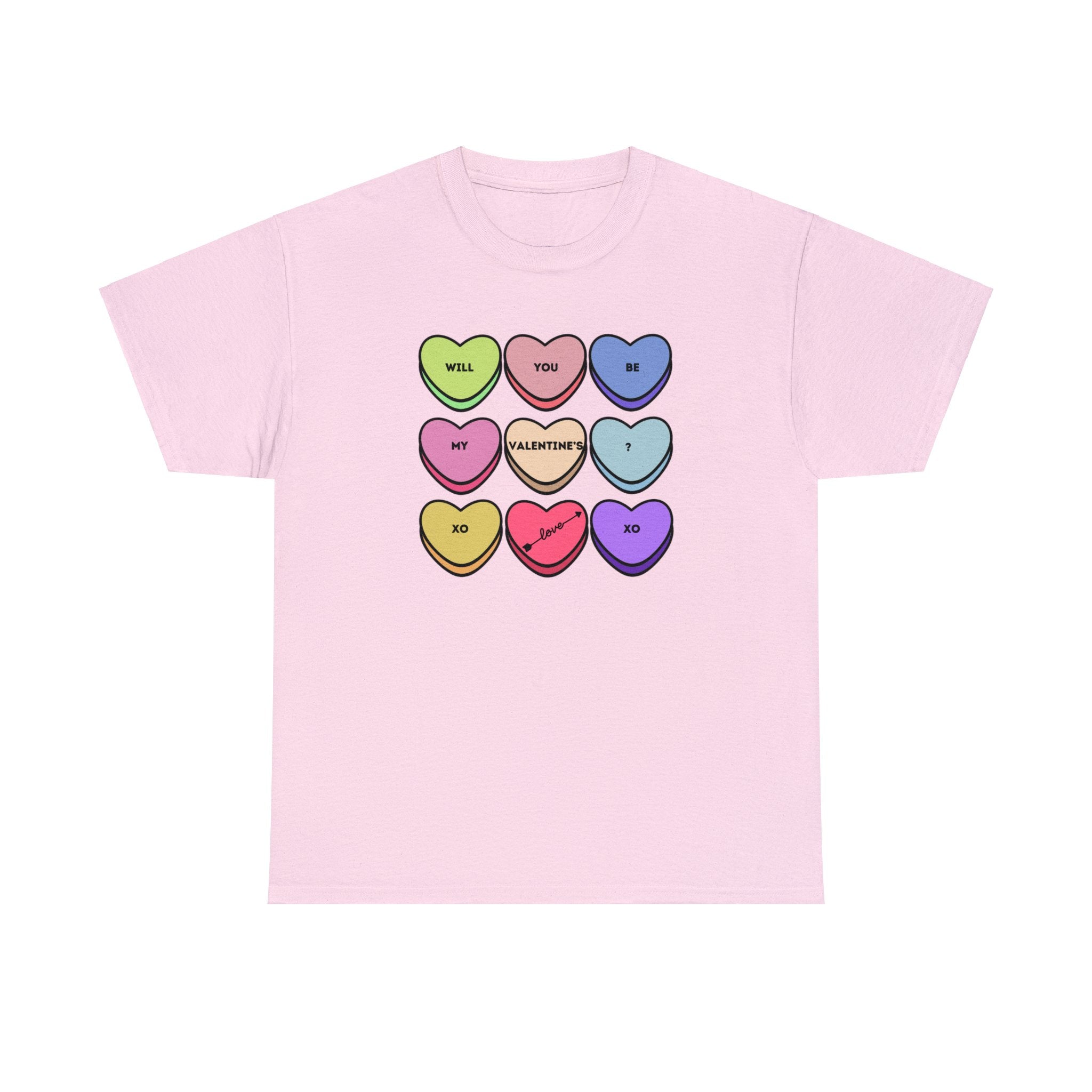 Will You Be My Valentine? Unisex Heavy Cotton Tee