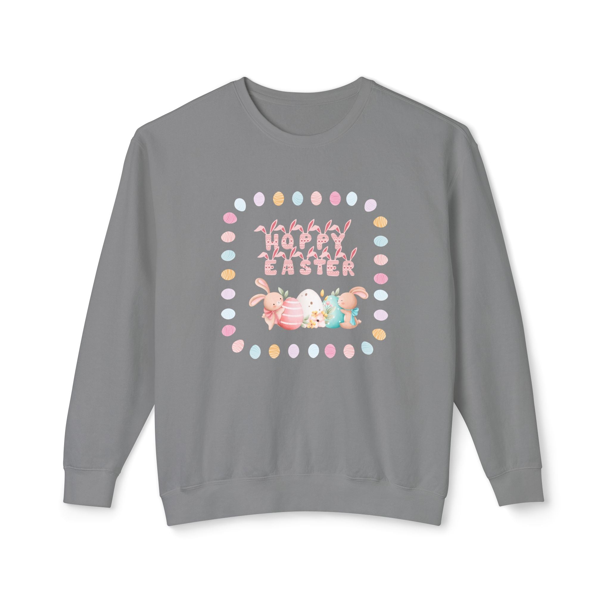 Hoppy Easter Unisex Lightweight Crewneck Sweatshirt