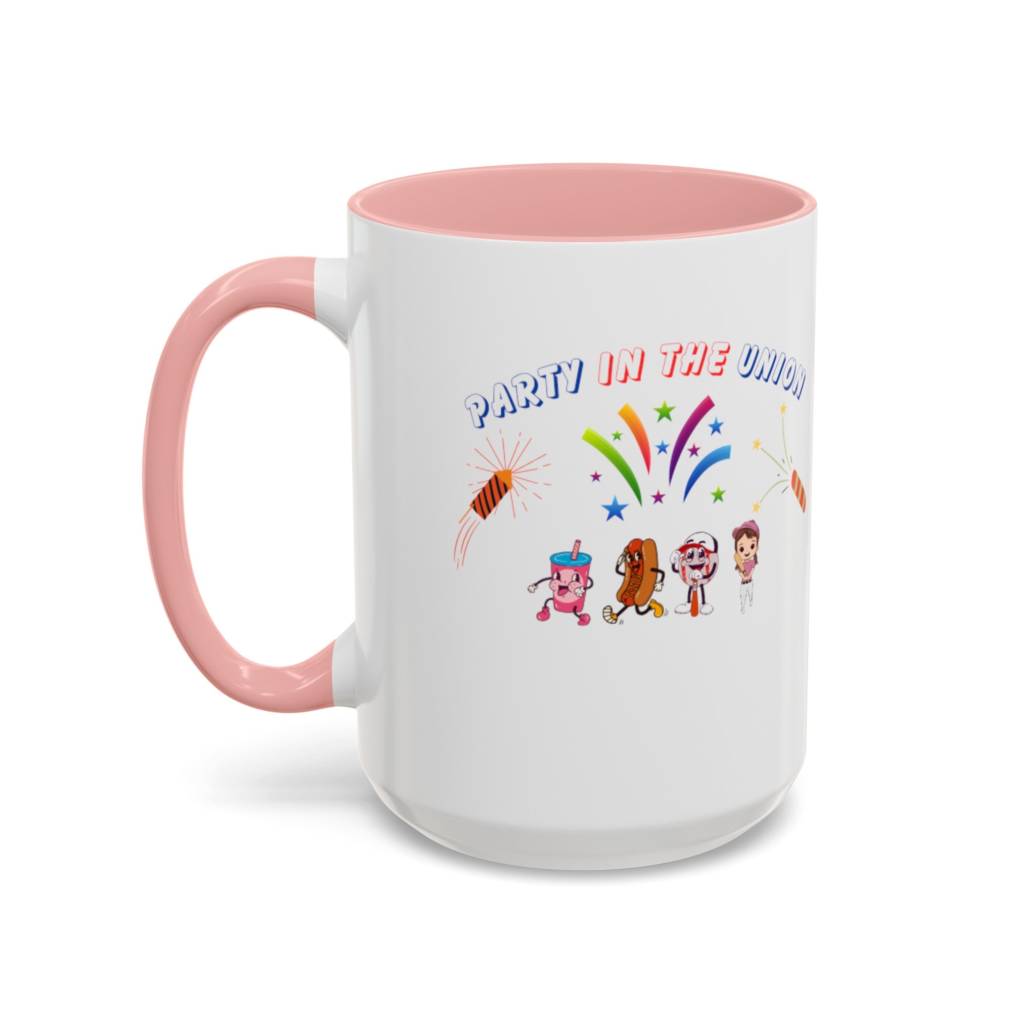 Party In The Union Accent Coffee Mug (11, 15oz)