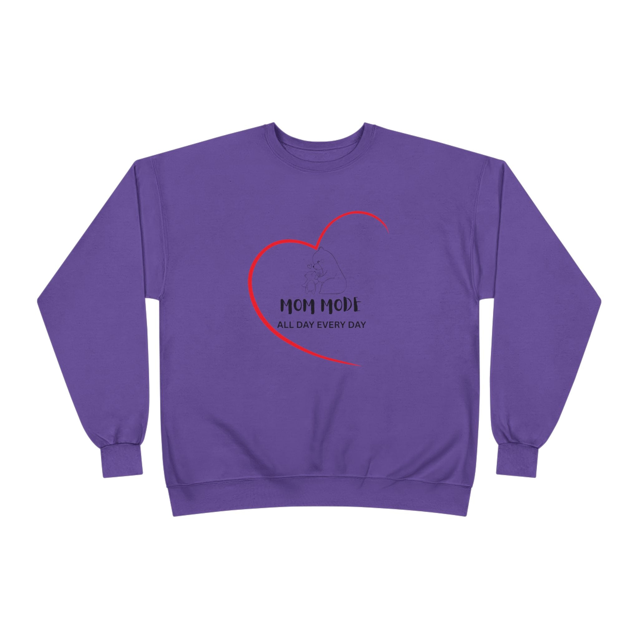 Mom Mode Eco-Friendly Crewneck Sweatshirt