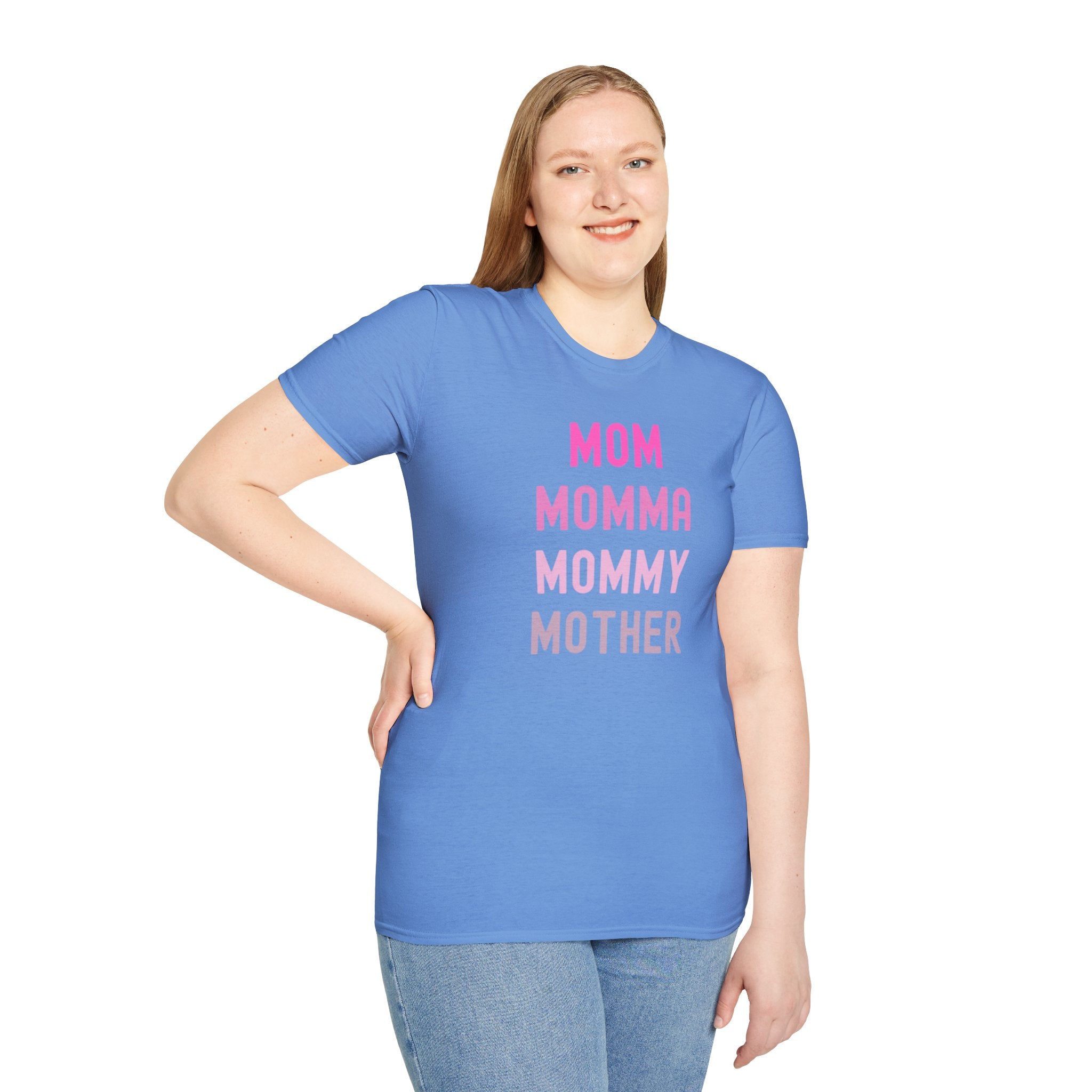 Mom Momma Mommy Mother Unisex Softstyle T-Shirt