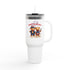 Happy 4th of July Teddy Bear Couple Insulated Travel Mug, 40oz