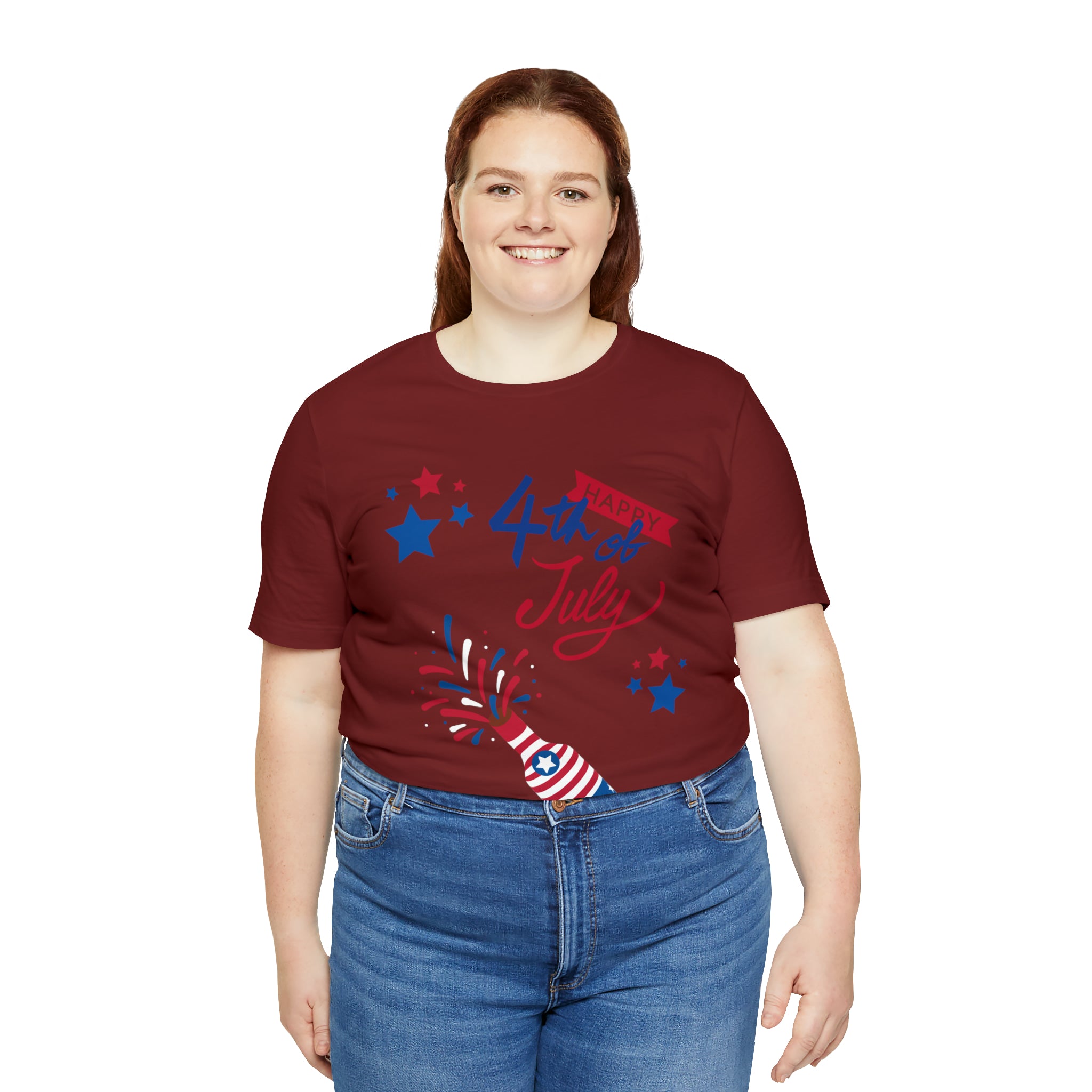 Happy 4th Of July Celebration Unisex Jersey Short Sleeve Tee