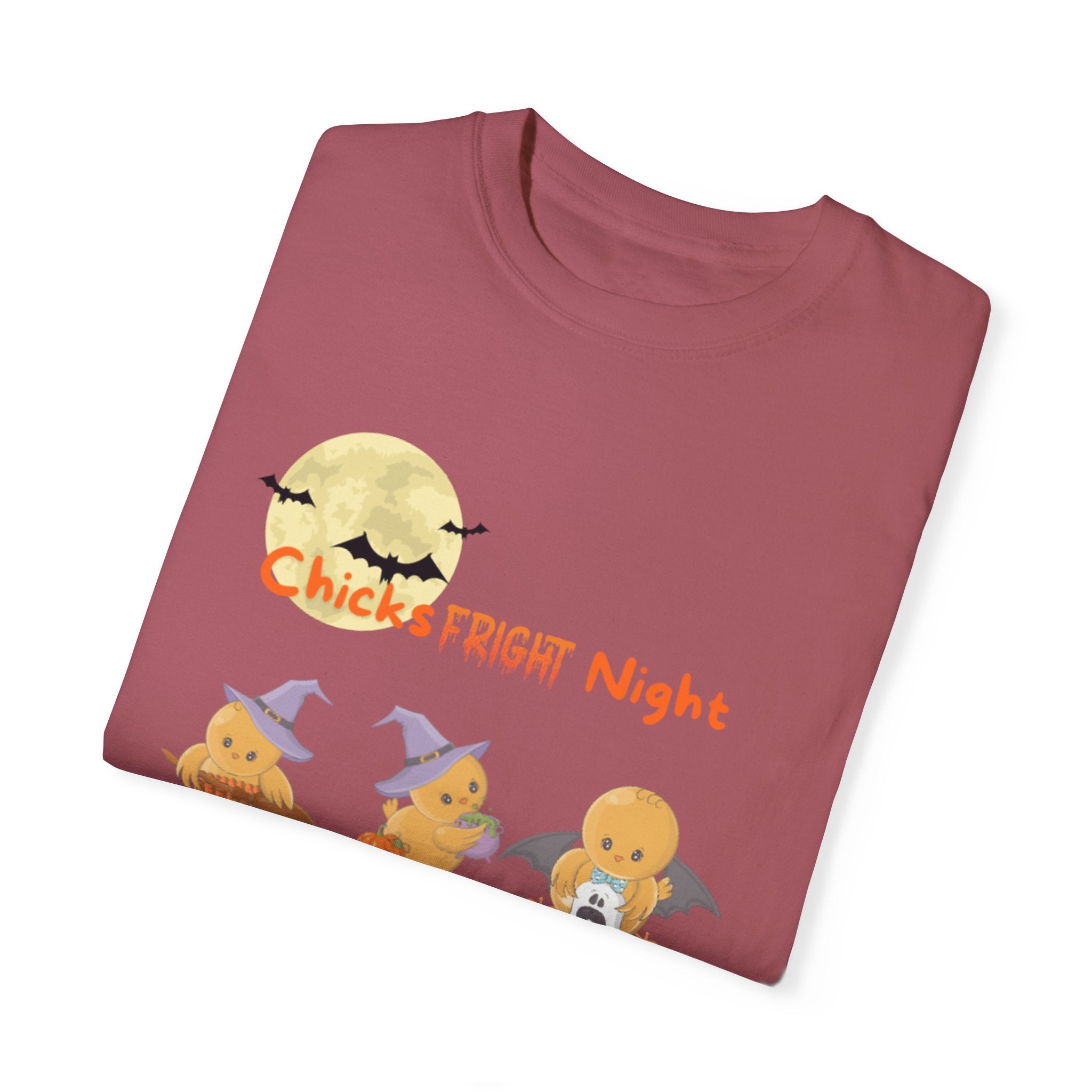 Chicks Fright Night Unisex Garment-Dyed T-shirt