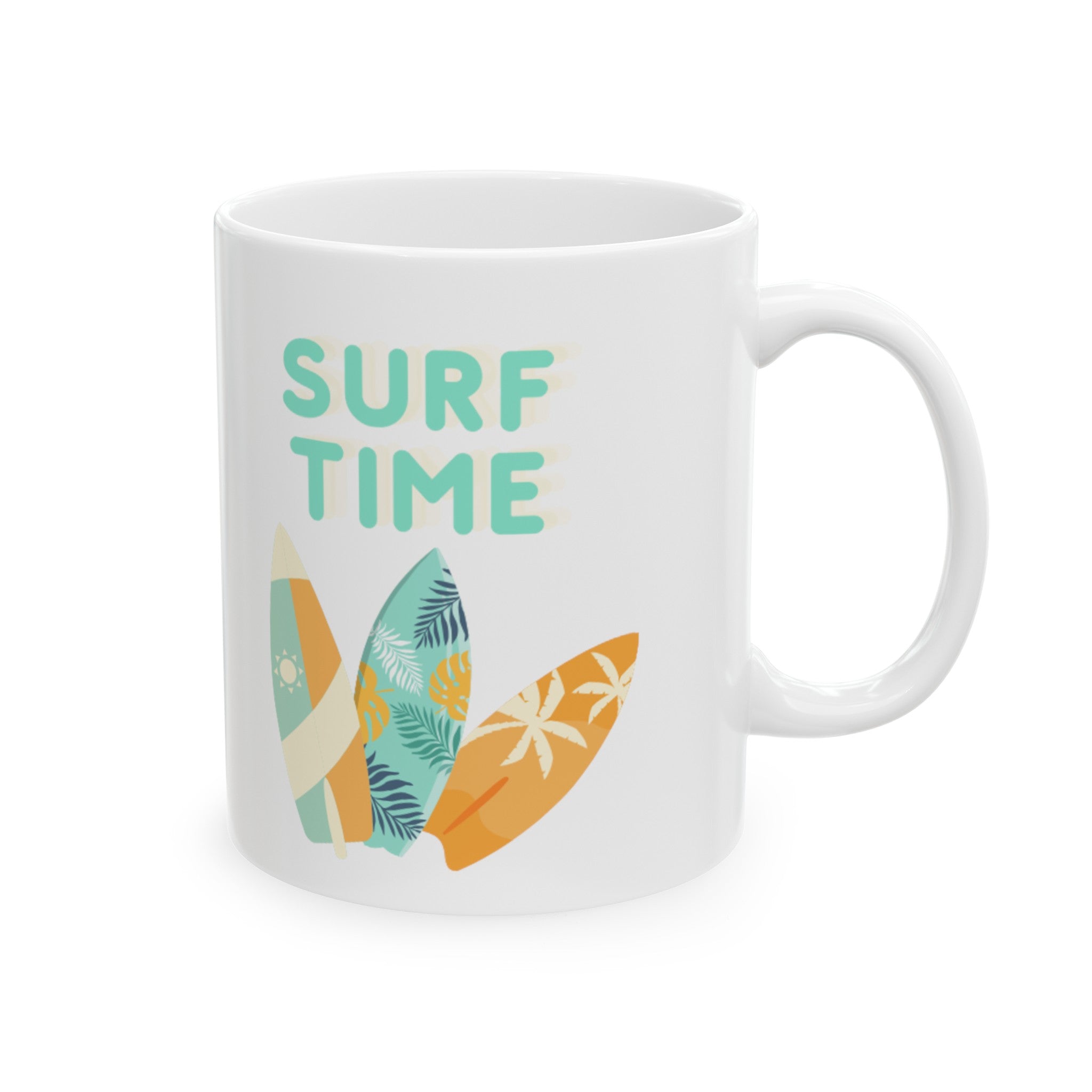 Surf Time Ceramic Mug, (11oz, 15oz)