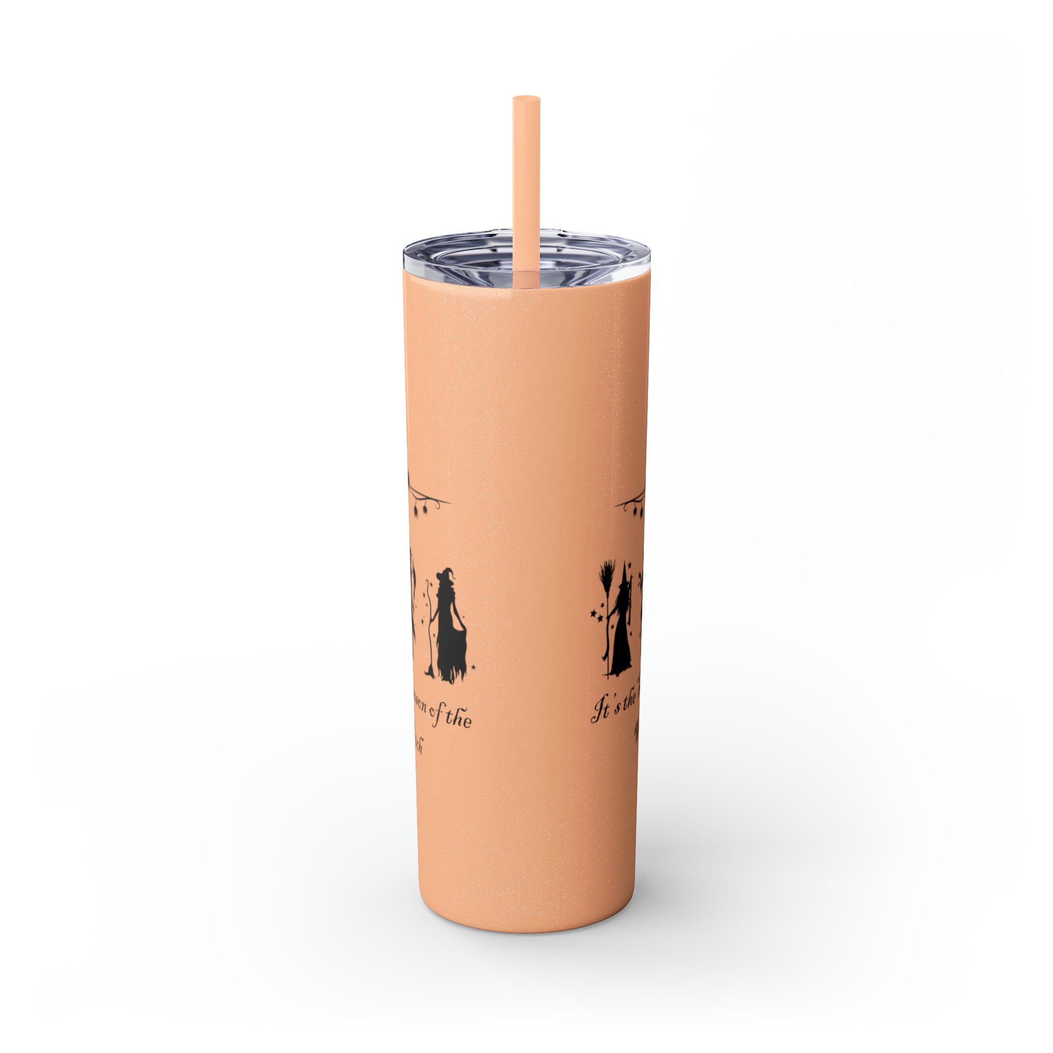 It's The Season of the Witch Skinny Tumbler with Straw, 20oz
