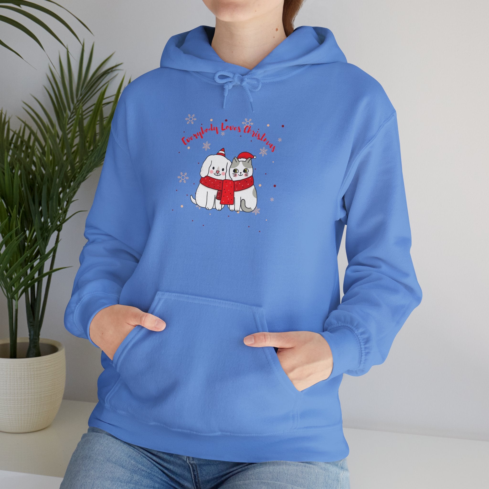 Everybody Loves Christmas Unisex Heavy Blend™ Hooded Sweatshirt