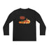 Happy Thanksgiving Turkey Youth Long Sleeve Competitor Tee