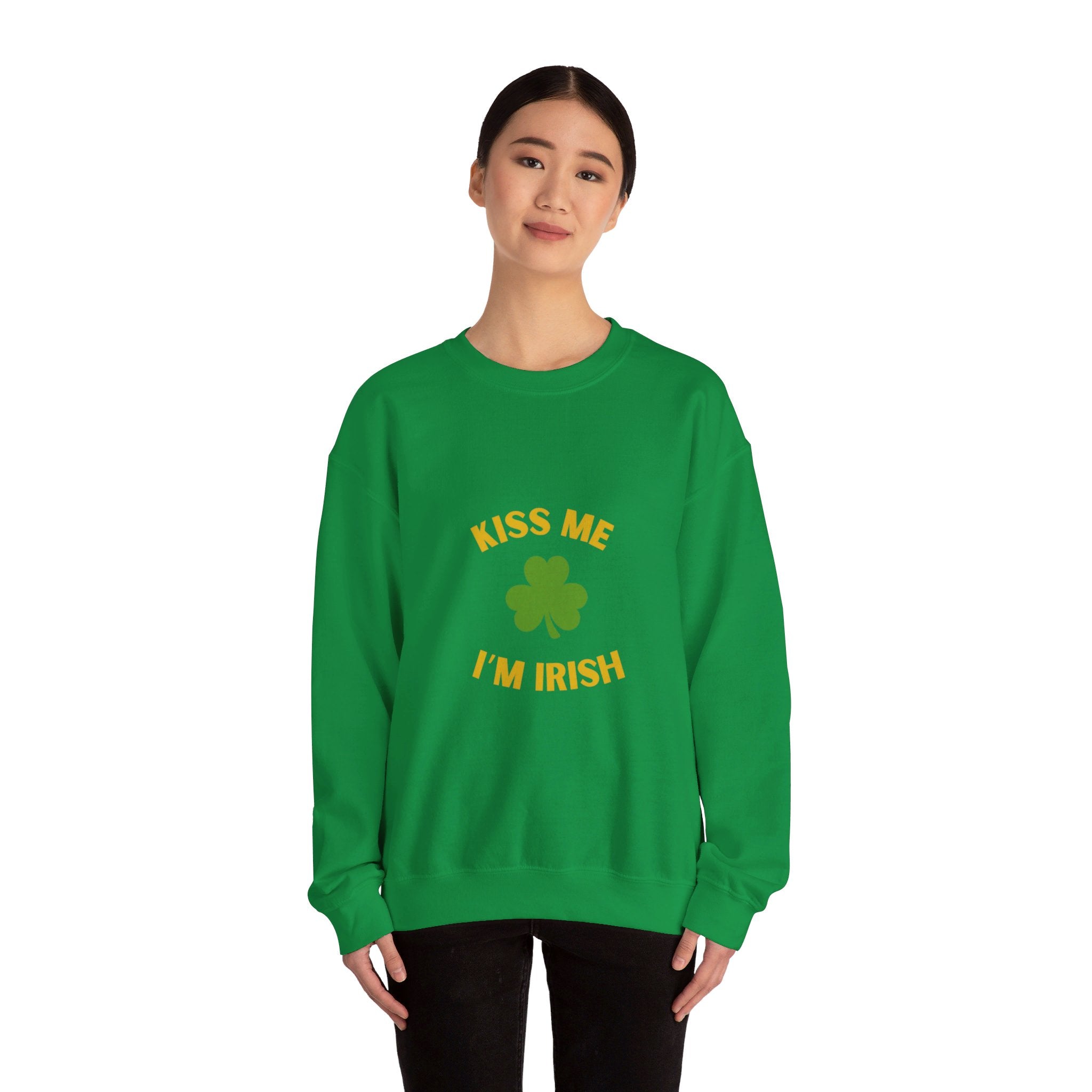 Kiss Me I'm Irish Unisex Heavy Blend™ Crewneck Sweatshirt