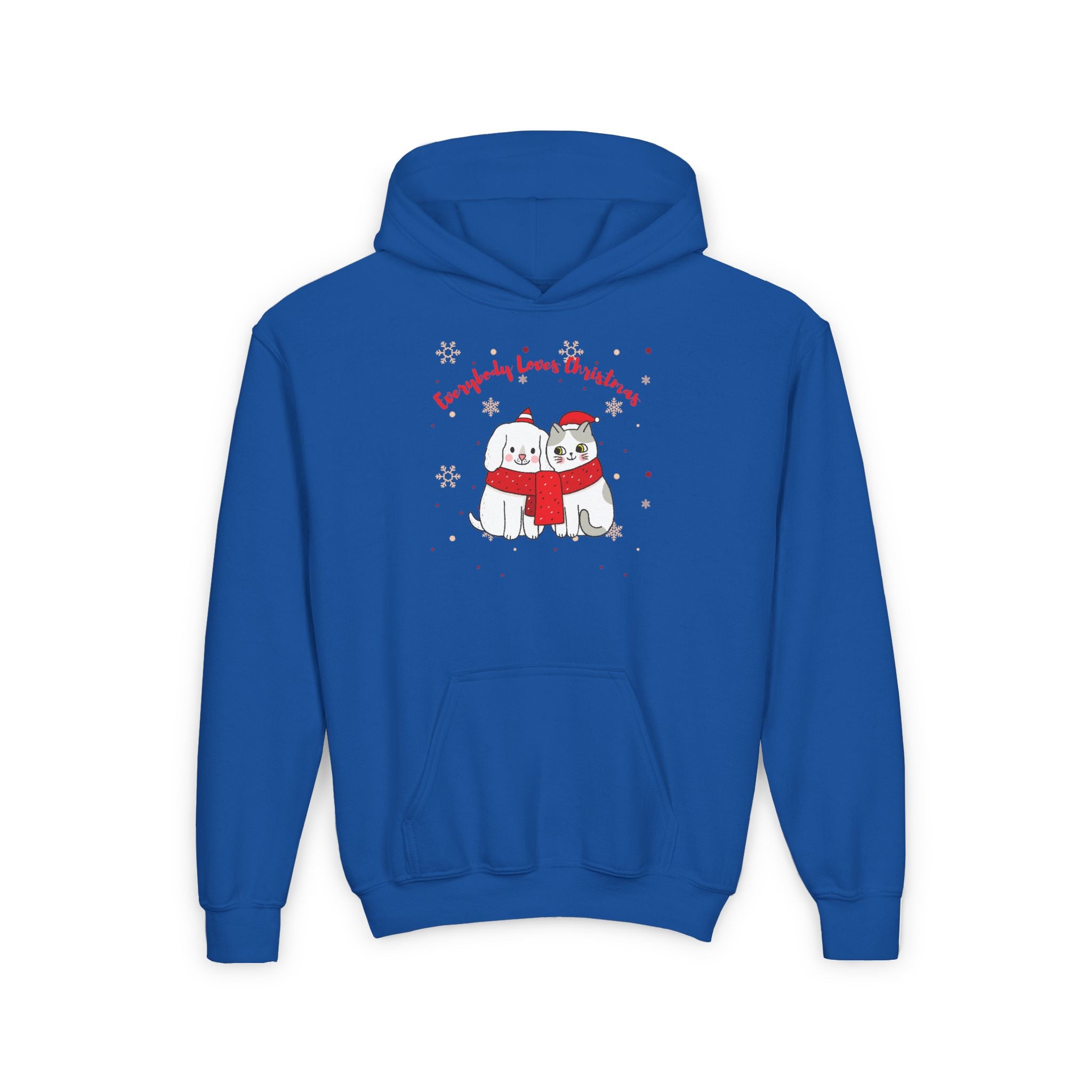 Everybody Loves Christmas Youth Heavy Blend Hooded Sweatshirt