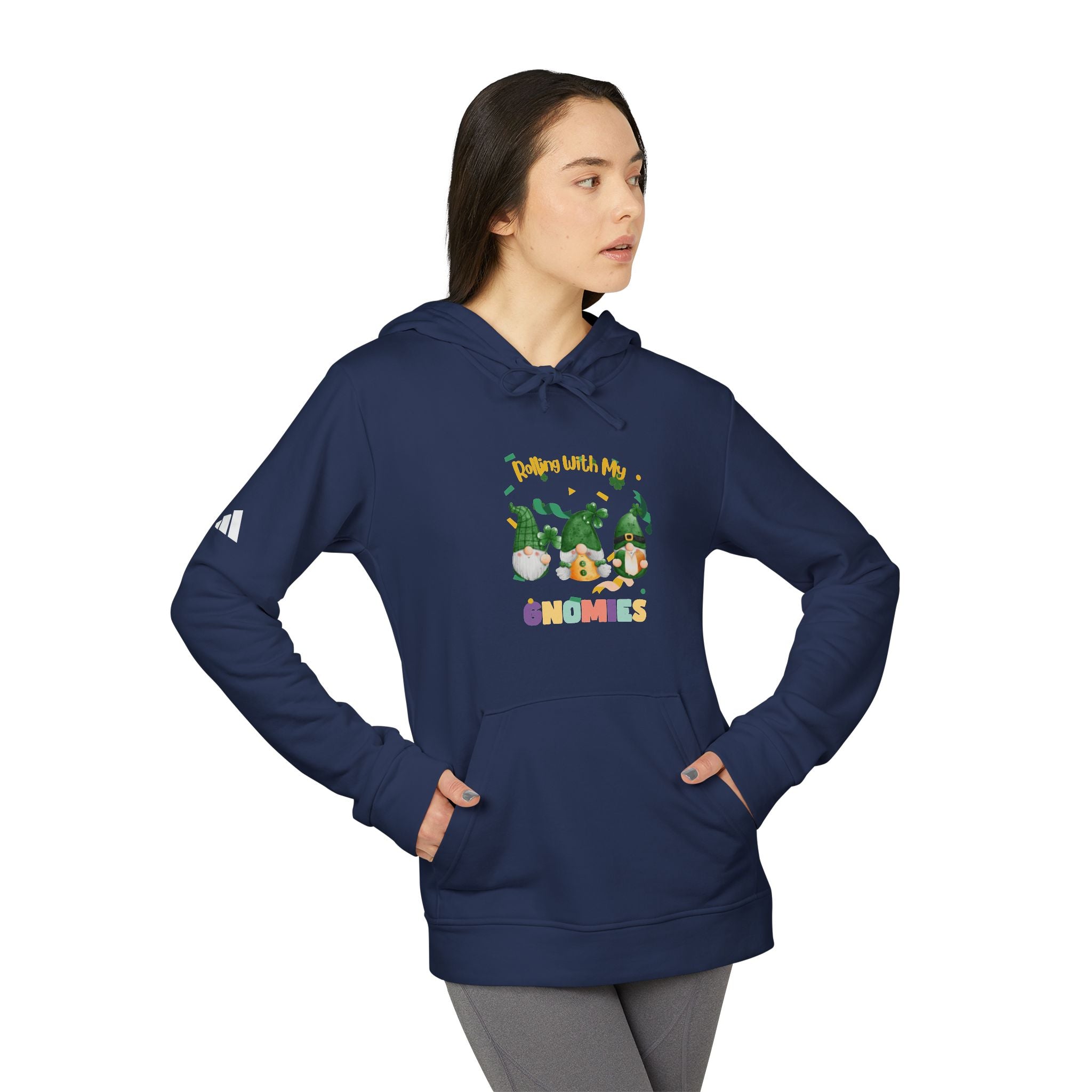 Rolling With My Gnomies Unisex Fleece Hoodie | Cozy & Fun Everyday Wear