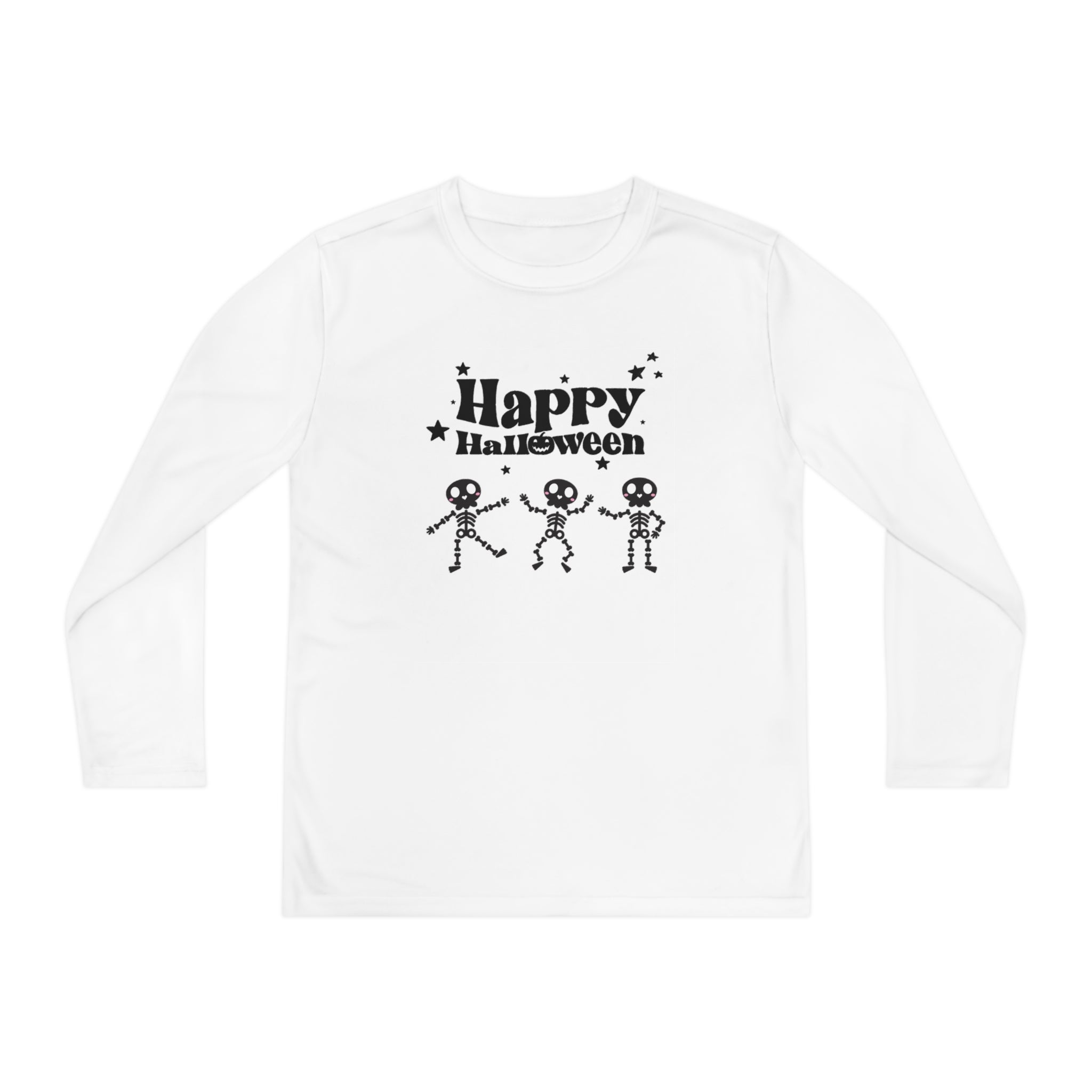Happy Halloween Crew Youth Long Sleeve Competitor Tee